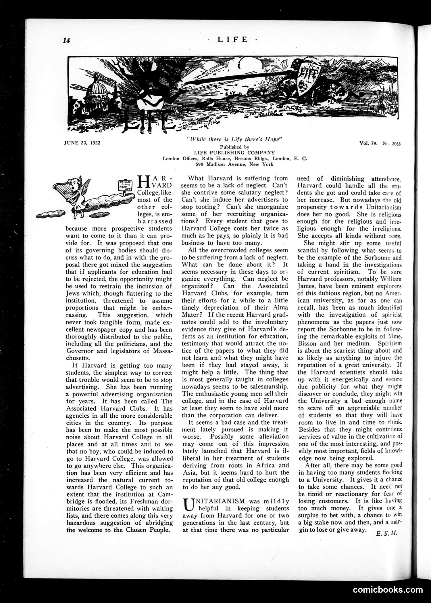 Life — June 22, 1922 — page 16 of 34