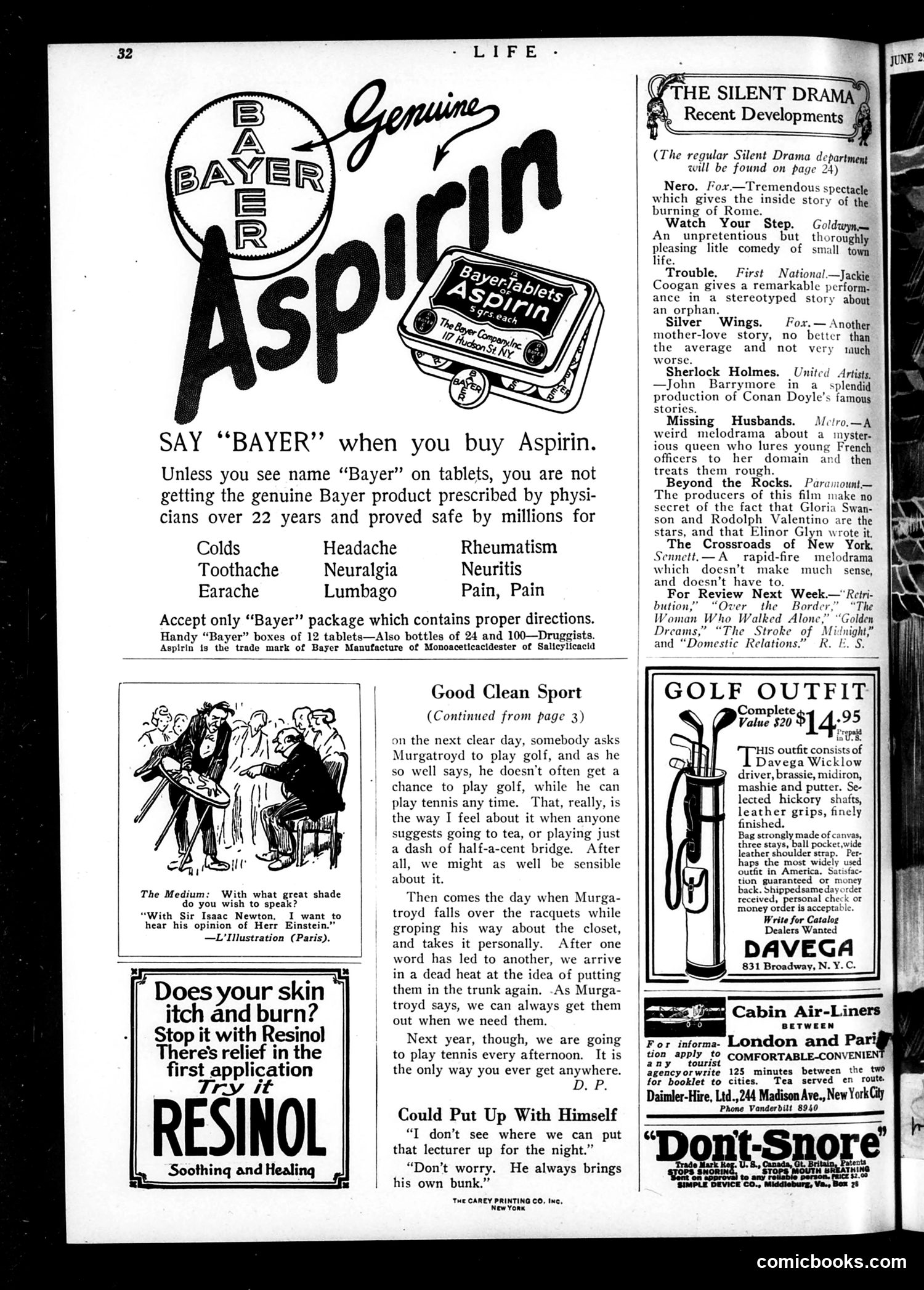 Life — June 22, 1922 — page 34 of 34