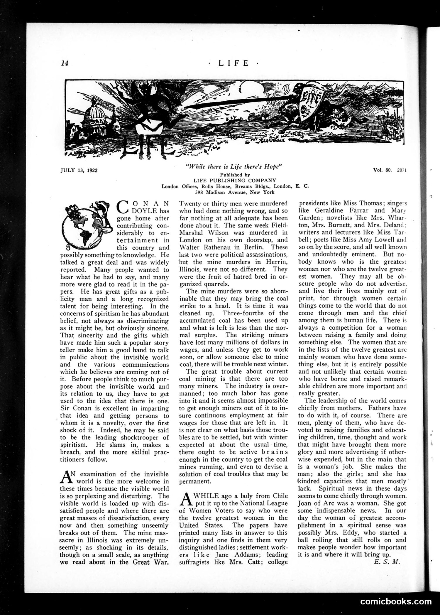 Life — July 13, 1922 — page 16 of 36