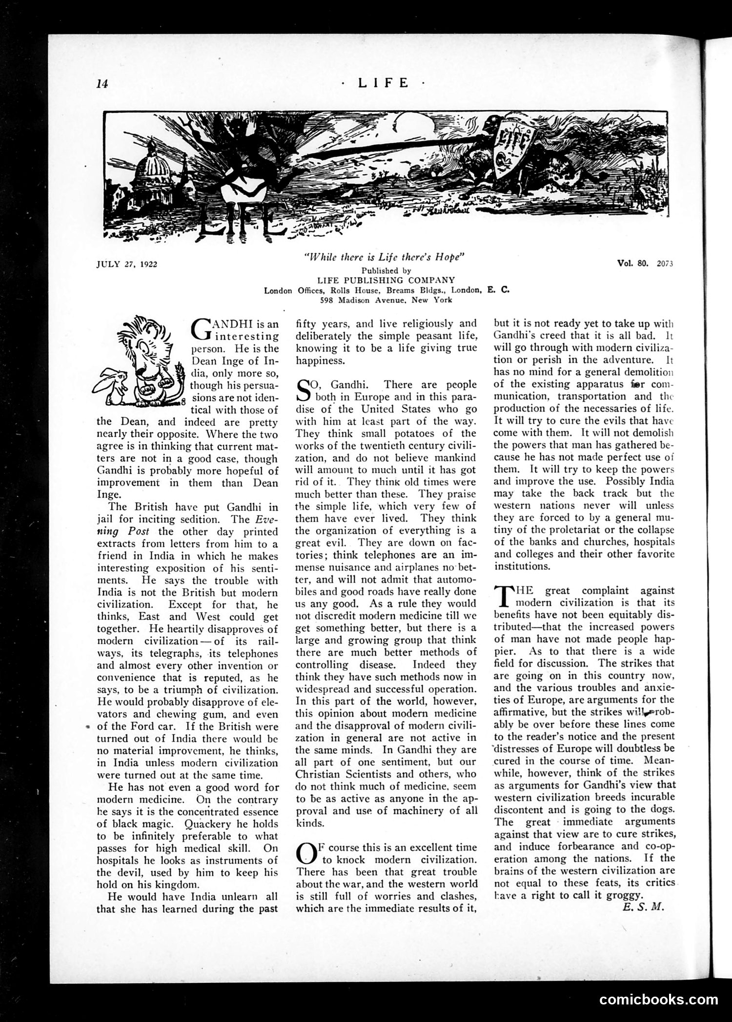 Life — July 27, 1922 — page 16 of 36