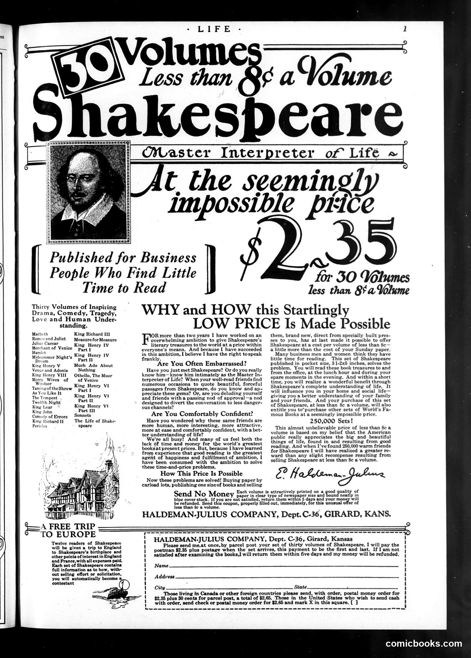 Life — August 3, 1922 — page 3 of 36