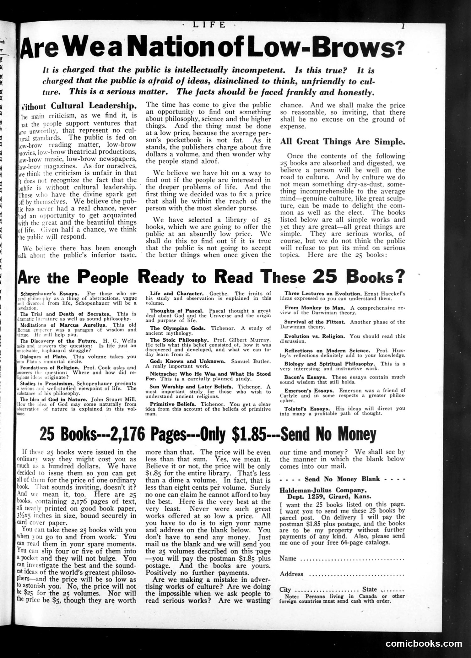 Life — August 10, 1922 — page 3 of 36