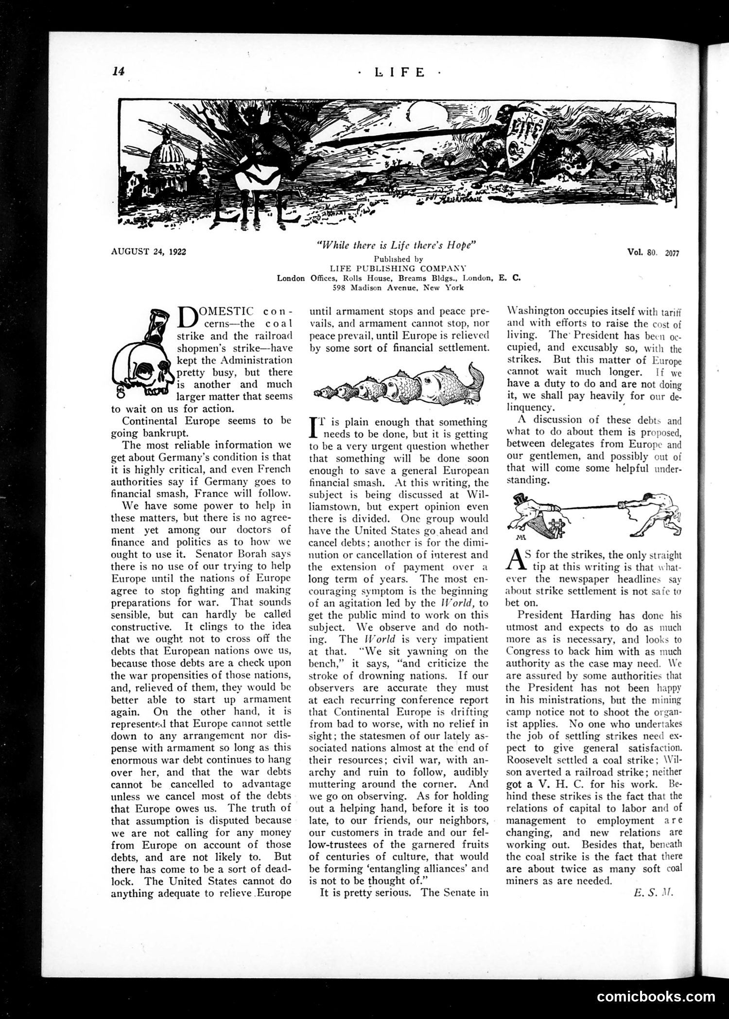 Life — August 24, 1922 — page 16 of 36