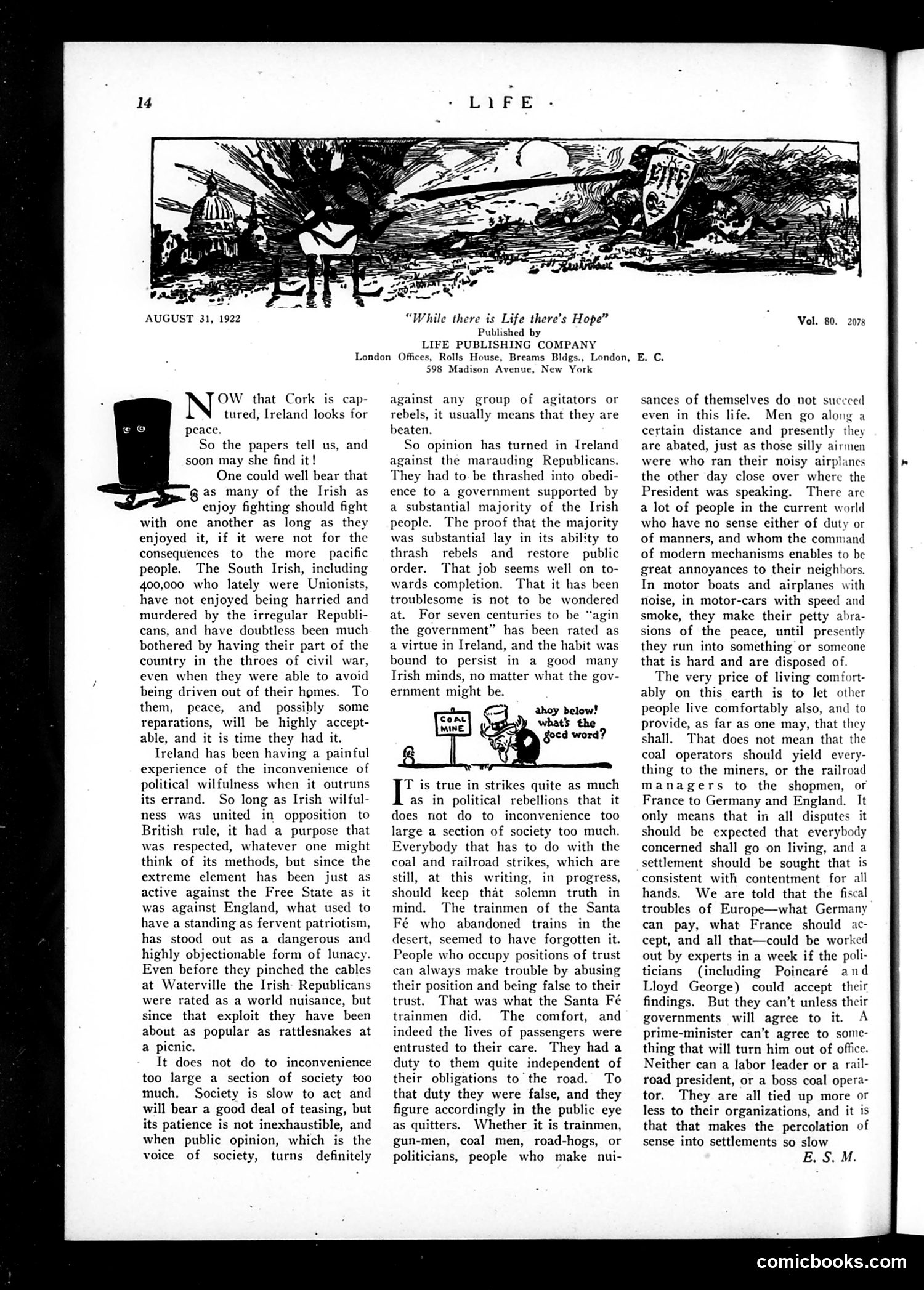 Life — August 31, 1922 — page 16 of 36