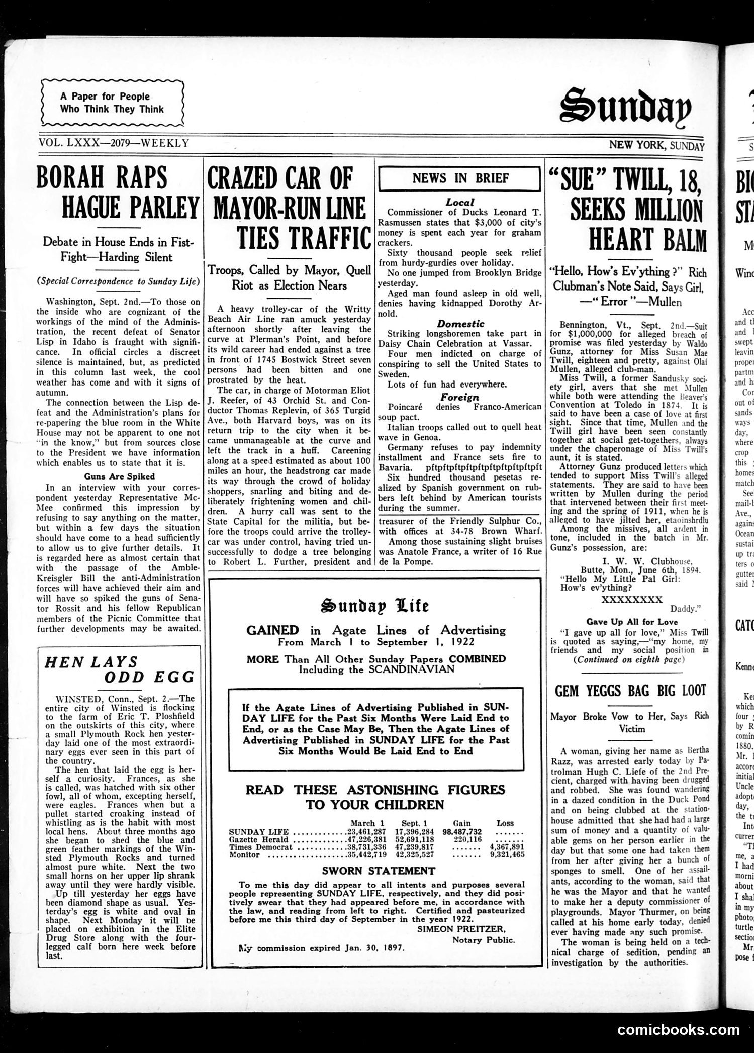 Life — September 7, 1922 — page 8 of 44