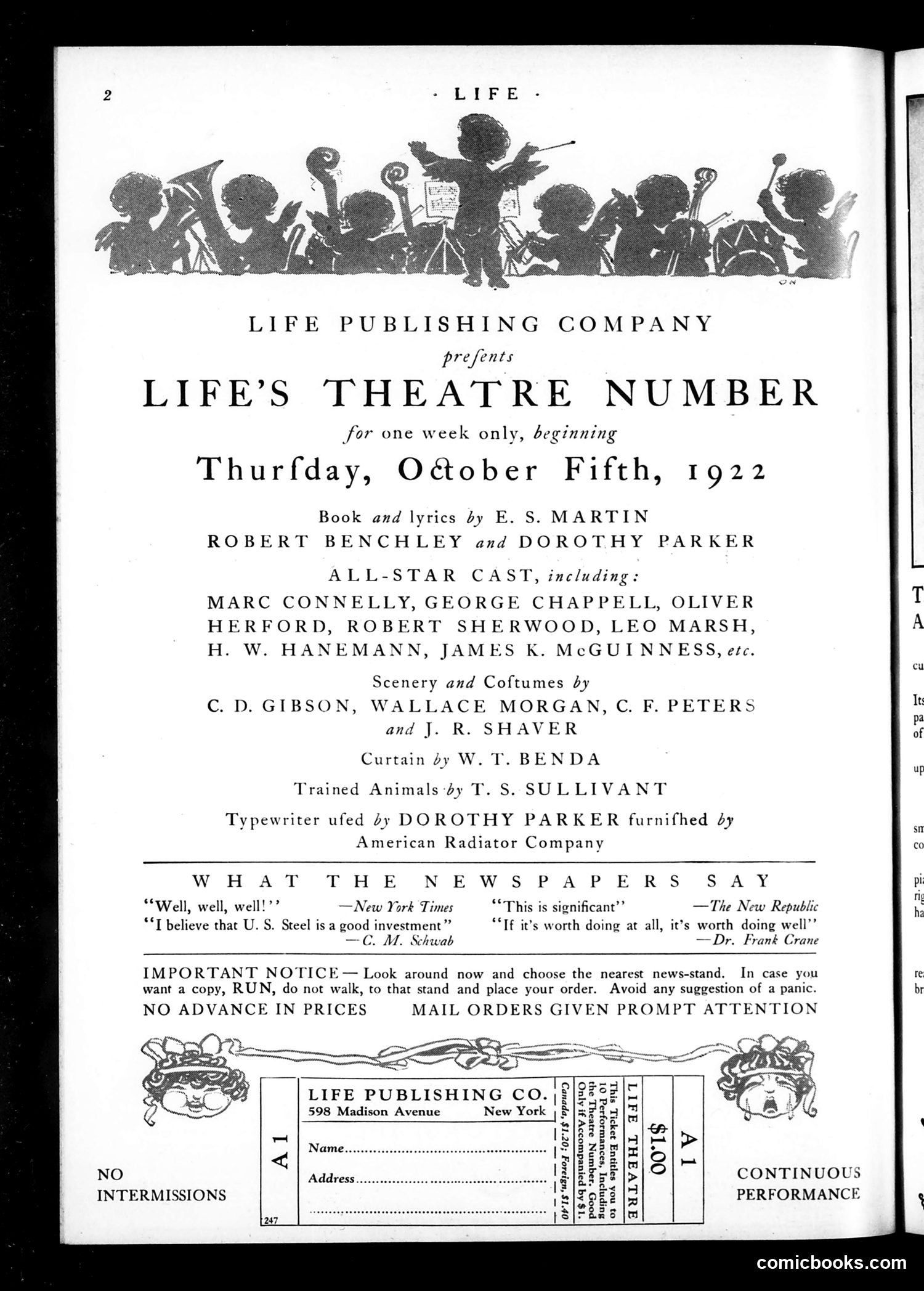 Life — September 14, 1922 — page 4 of 40