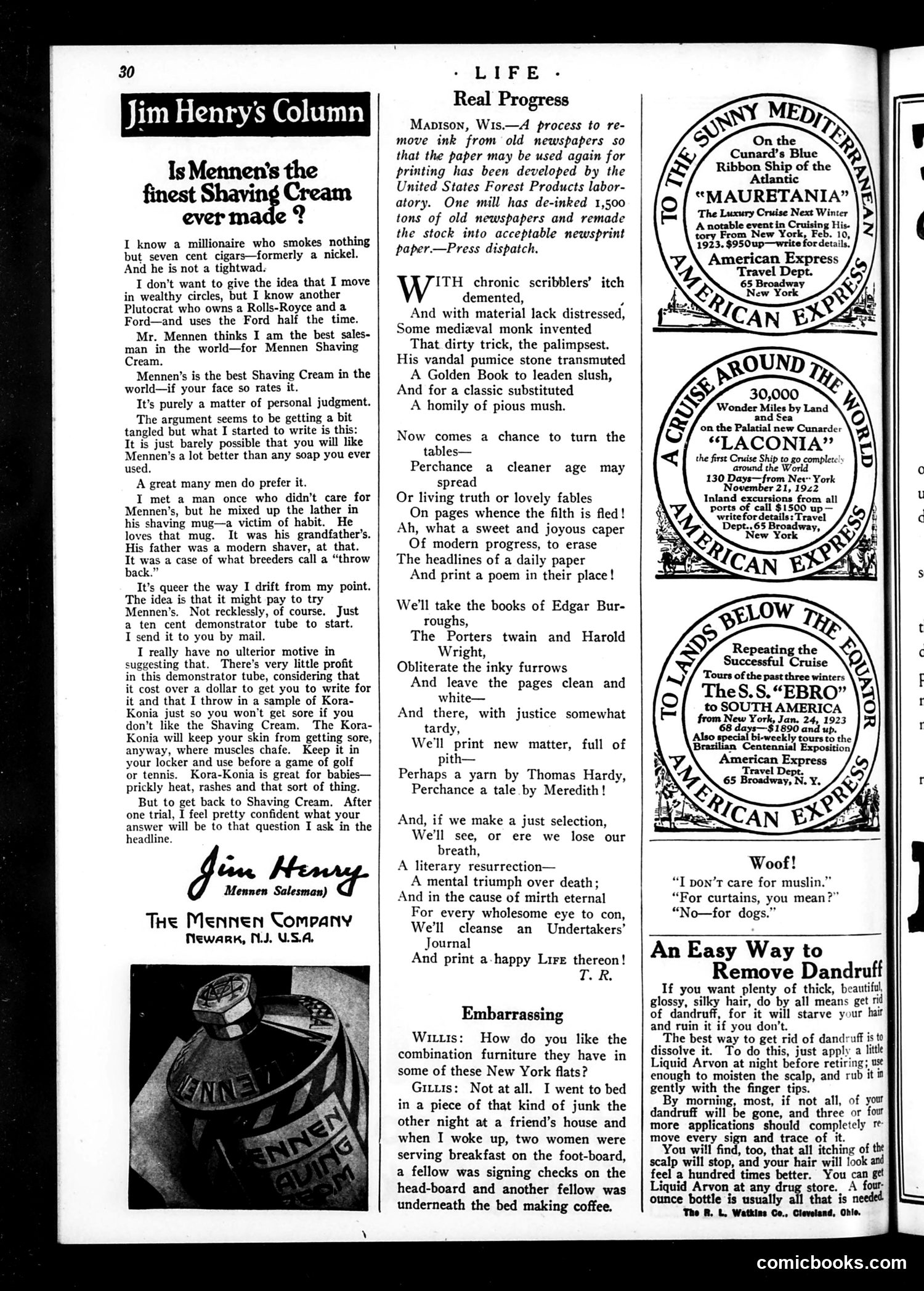 Life — September 28, 1922 — page 32 of 36