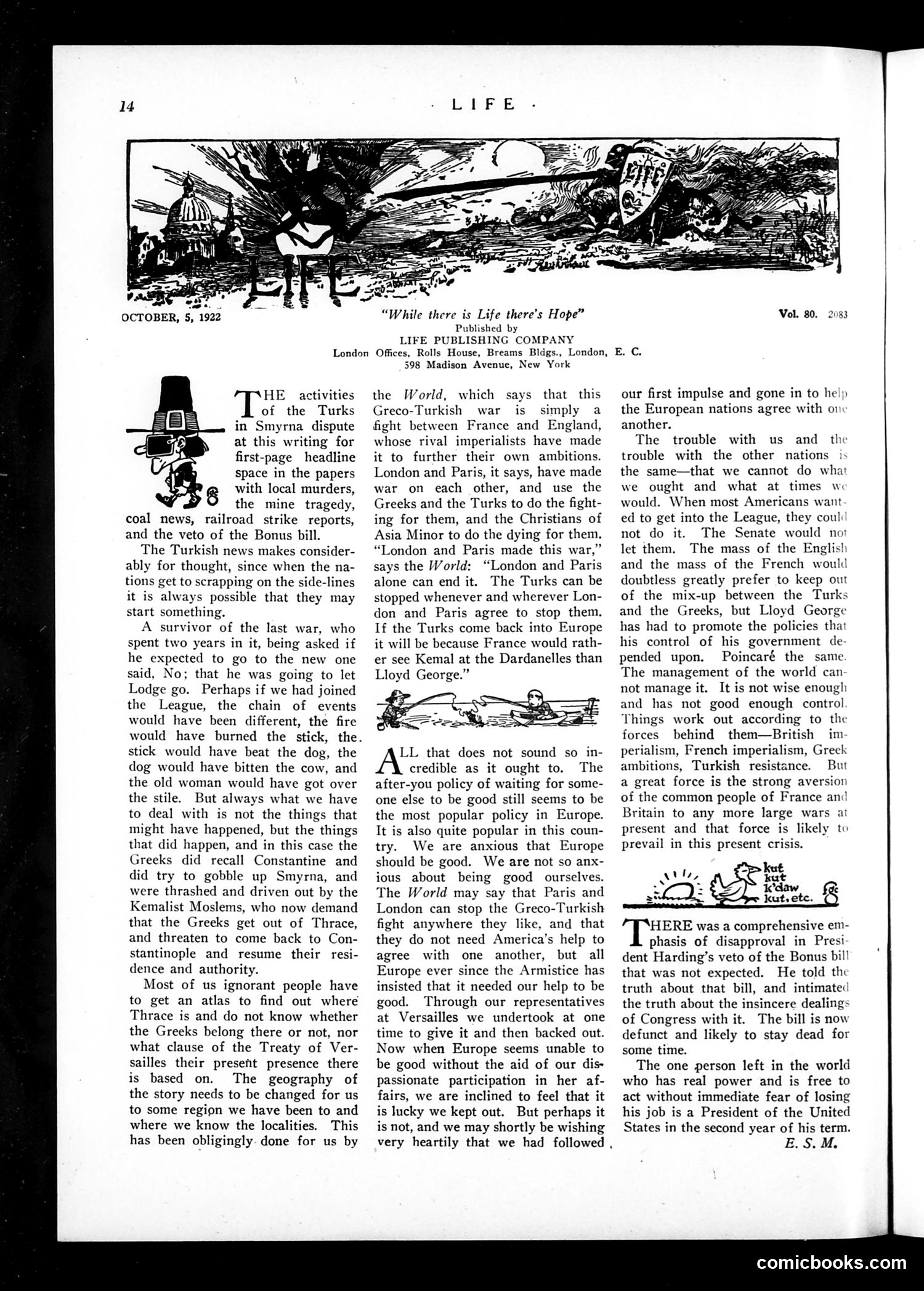 Life — October 5, 1922 — page 16 of 36