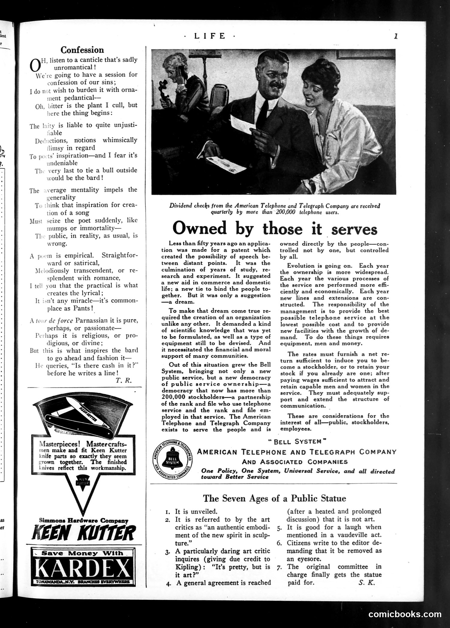 Life — October 19, 1922 — page 3 of 36