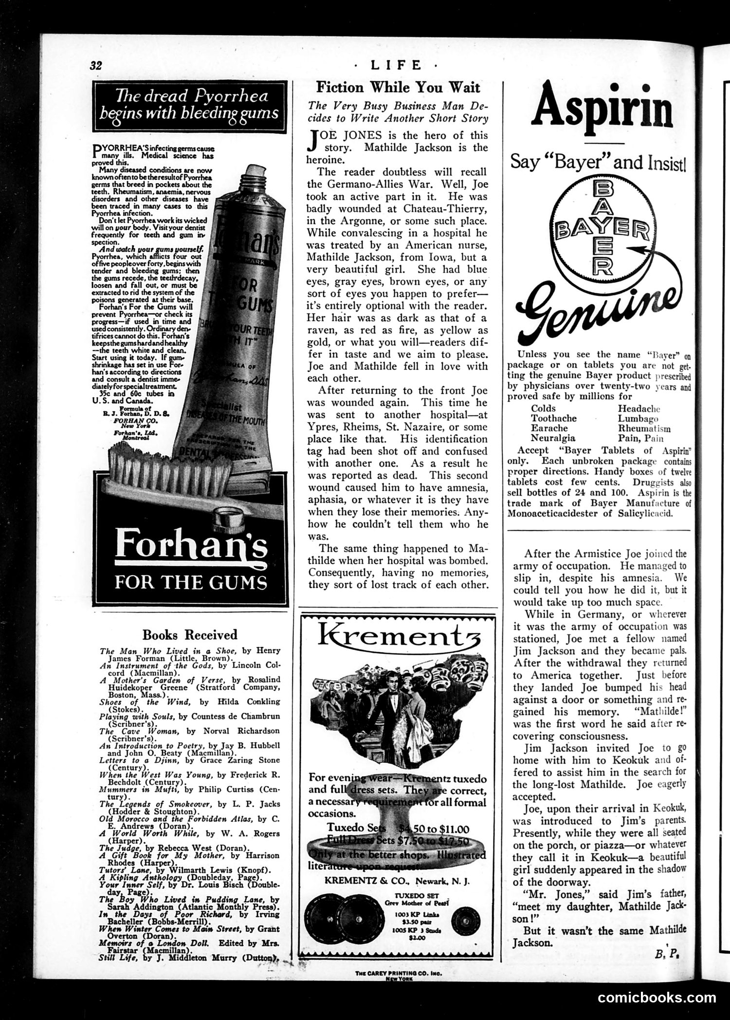 Life — October 19, 1922 — page 34 of 36