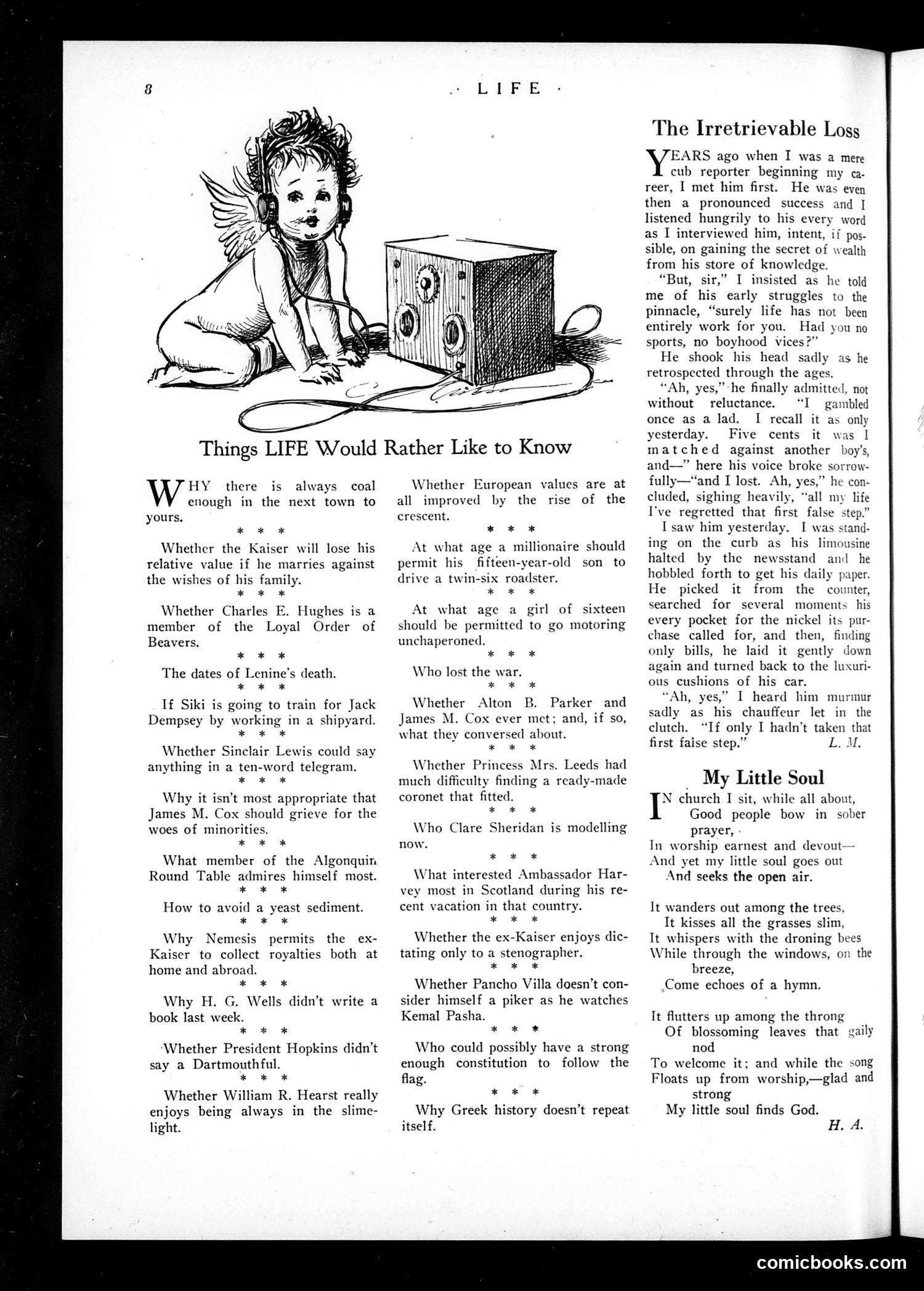 Life — October 26, 1922 — page 10 of 36