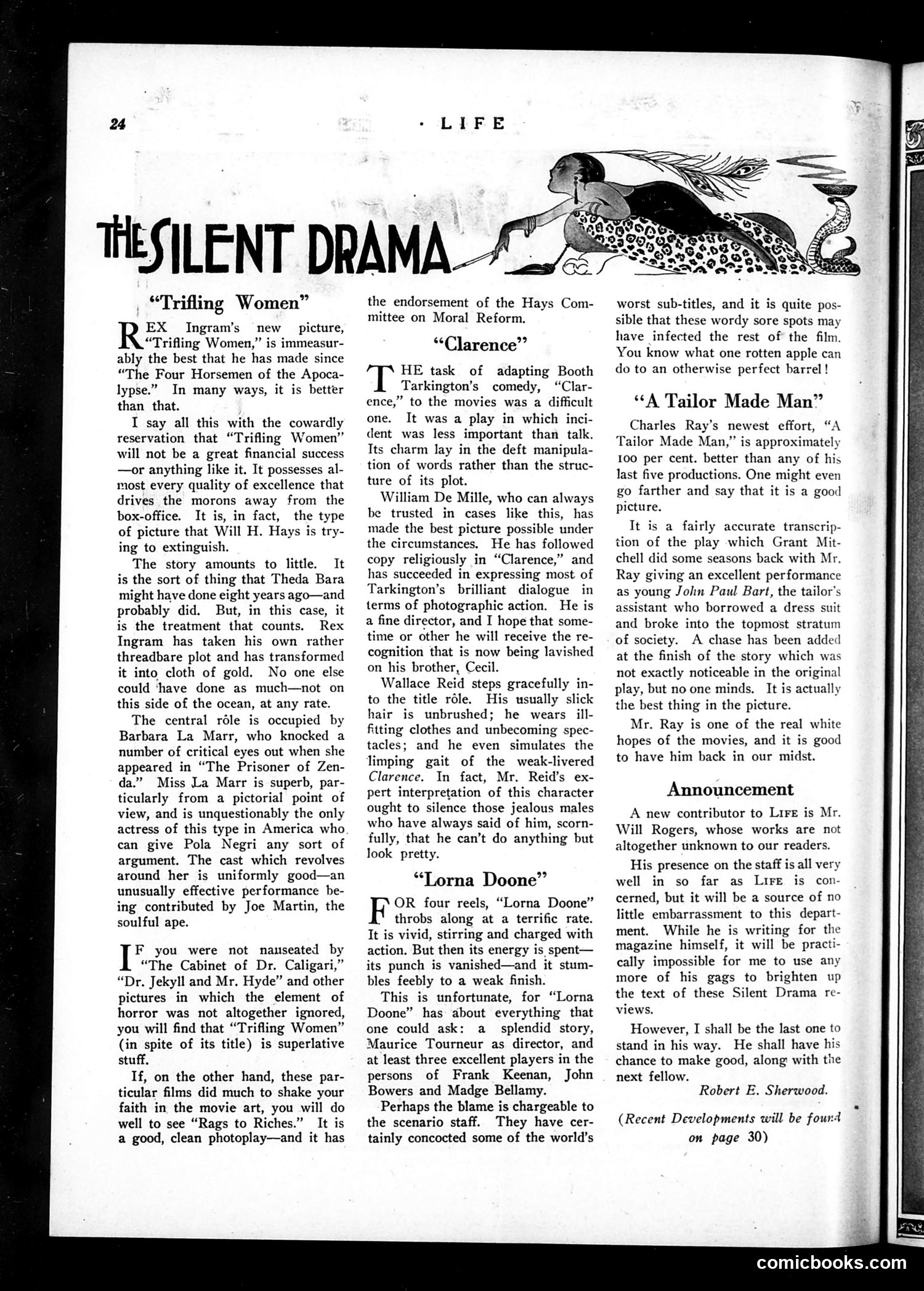Life — November 9, 1922 — page 26 of 36