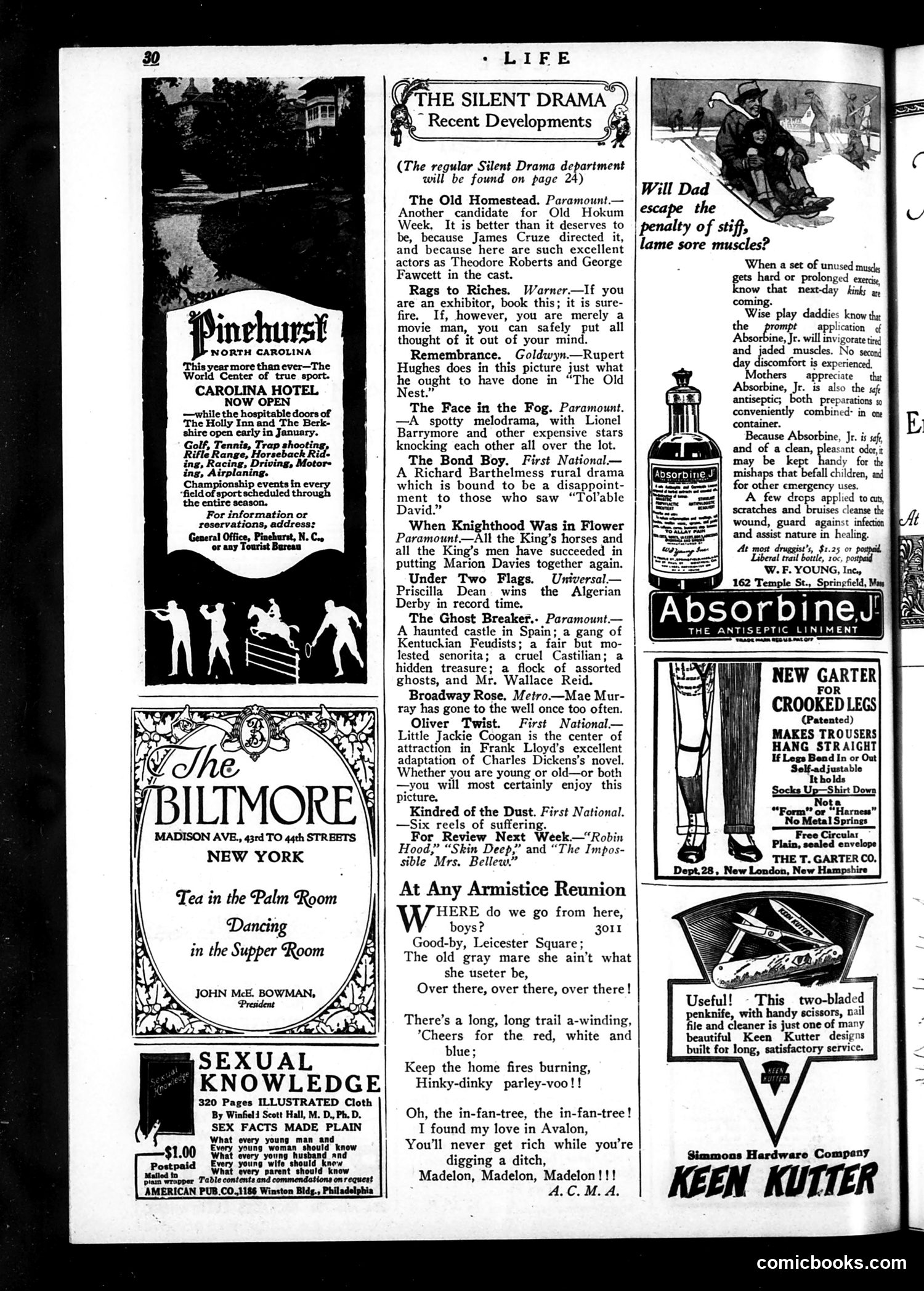 Life — November 9, 1922 — page 32 of 36