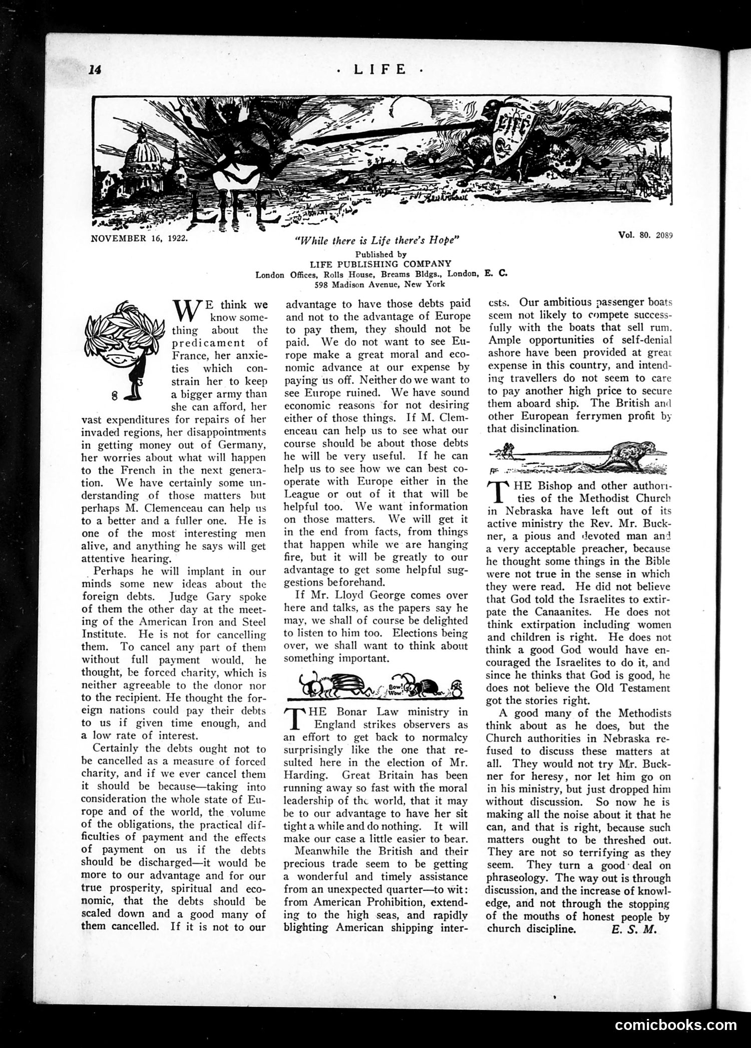 Life — November 16, 1922 — page 16 of 36