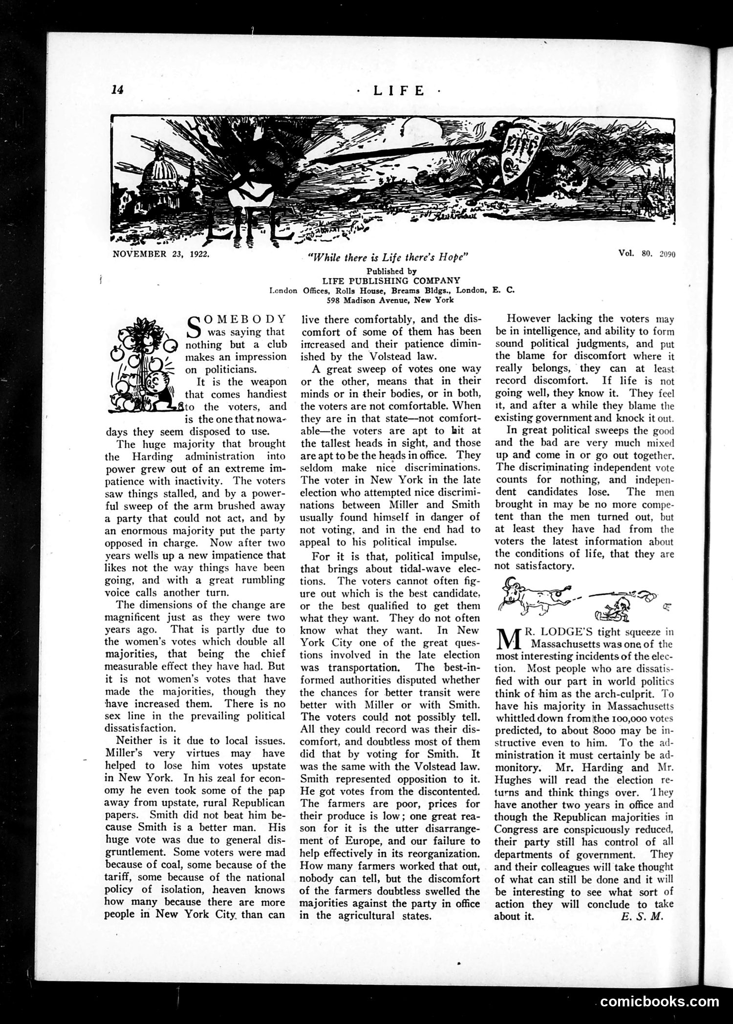 Life — November 23, 1922 — page 16 of 36