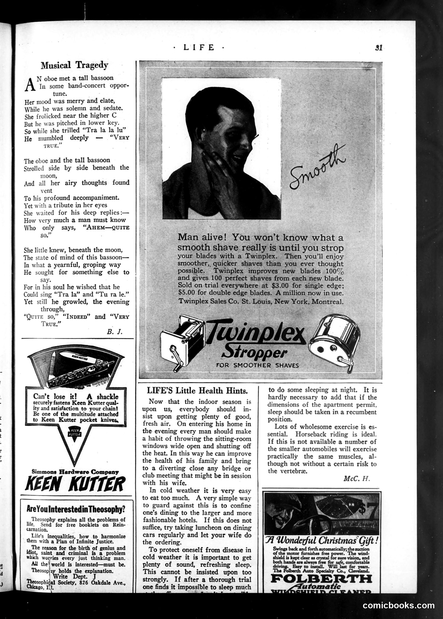 Life — November 23, 1922 — page 33 of 36