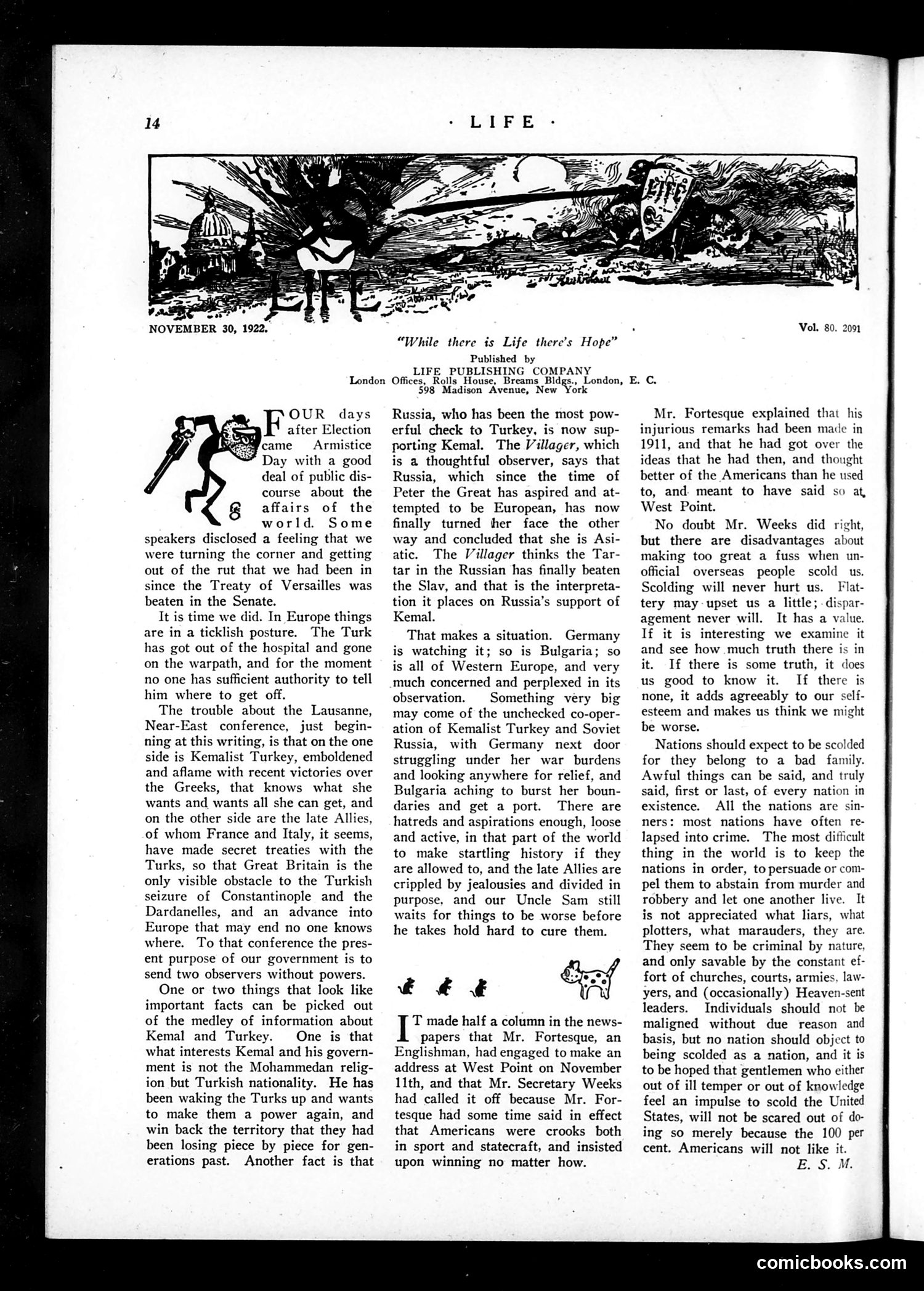 Life — November 30, 1922 — page 16 of 36