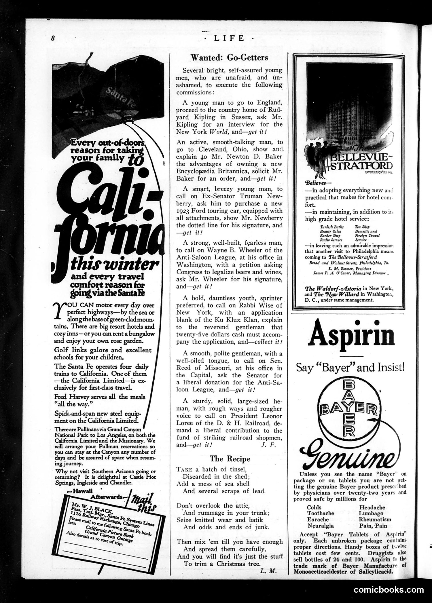 Life — December 7, 1922 — page 8 of 80