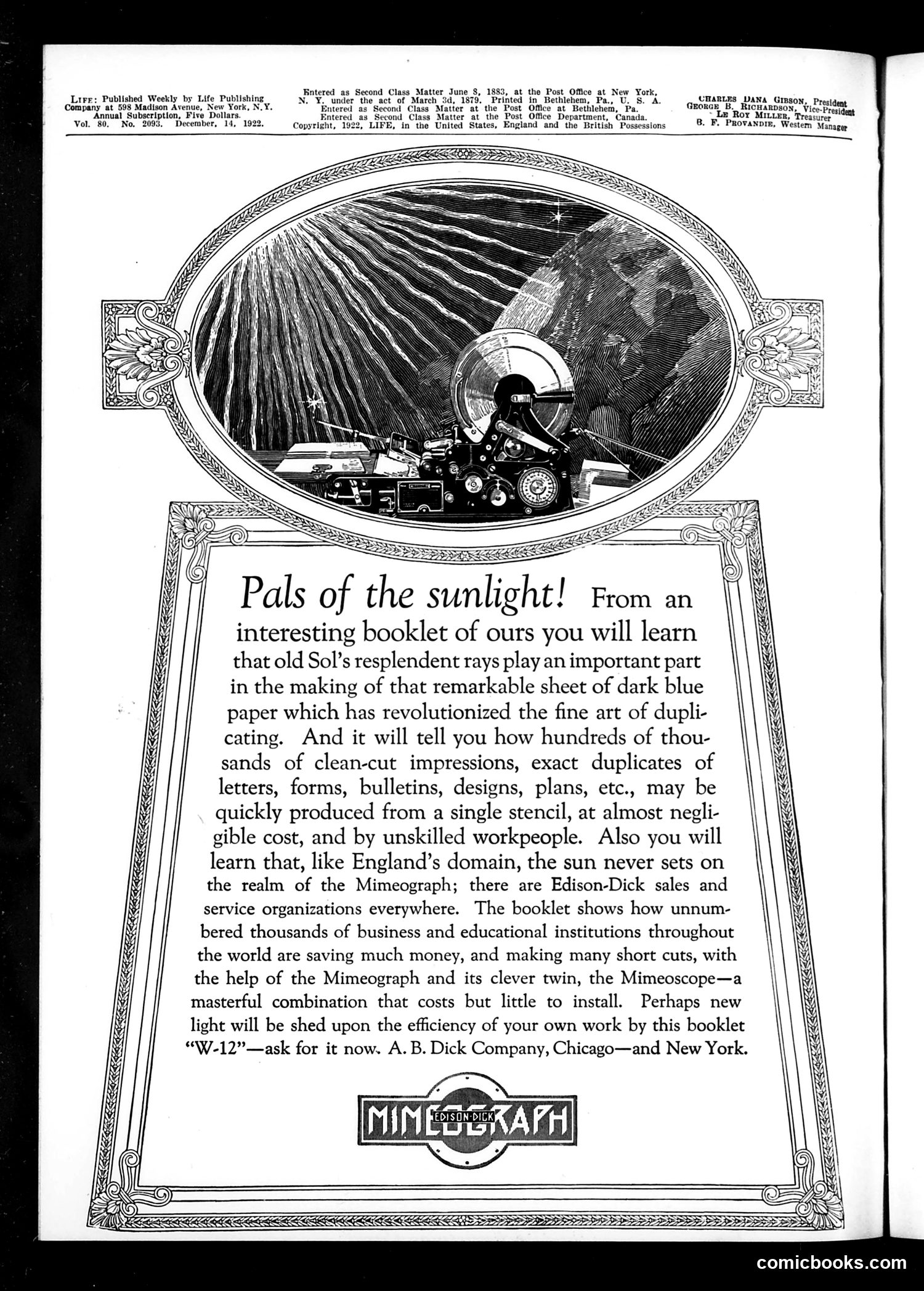 Life — December 14, 1922 — page 2 of 36
