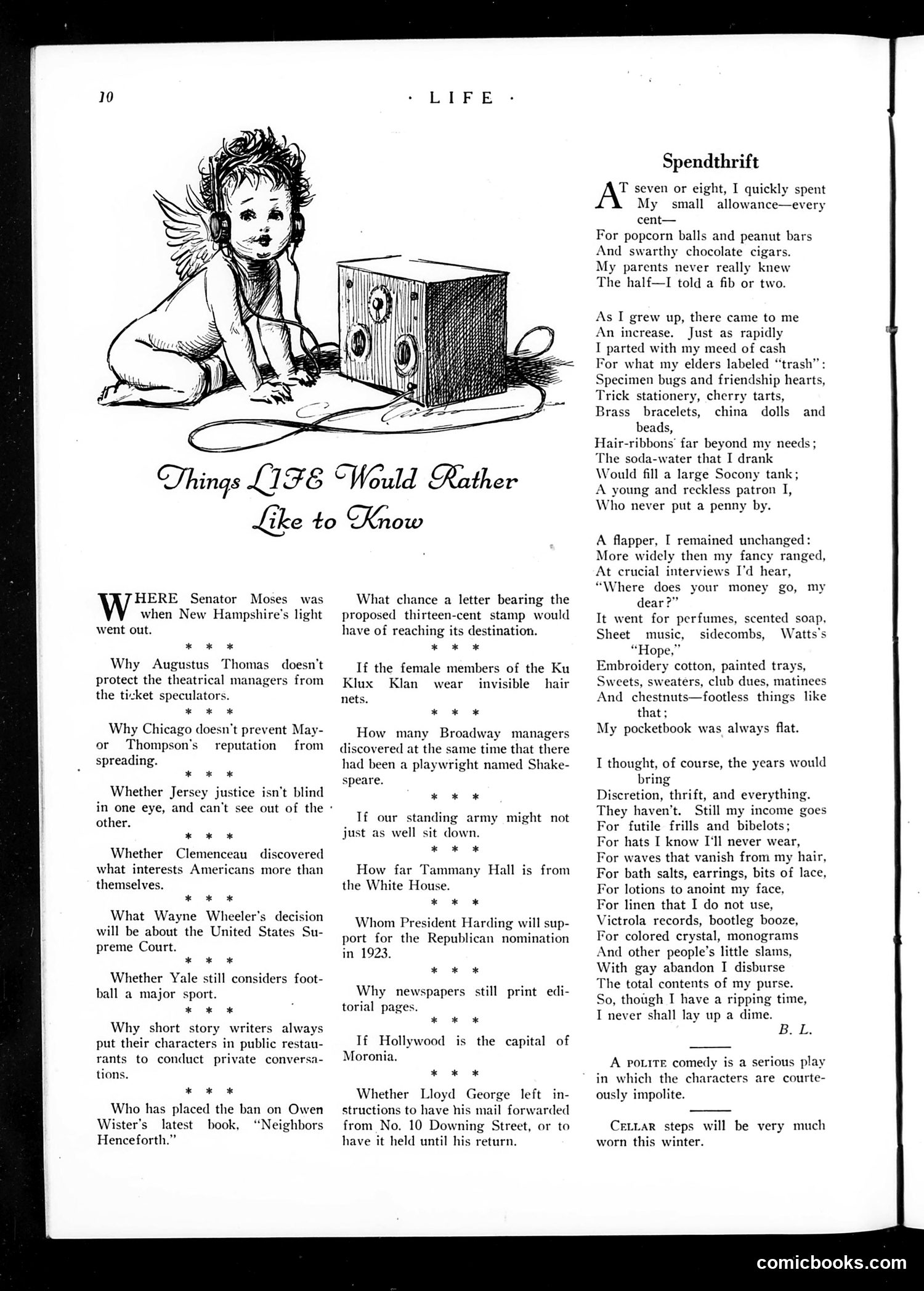 Life — December 21, 1922 — page 12 of 42