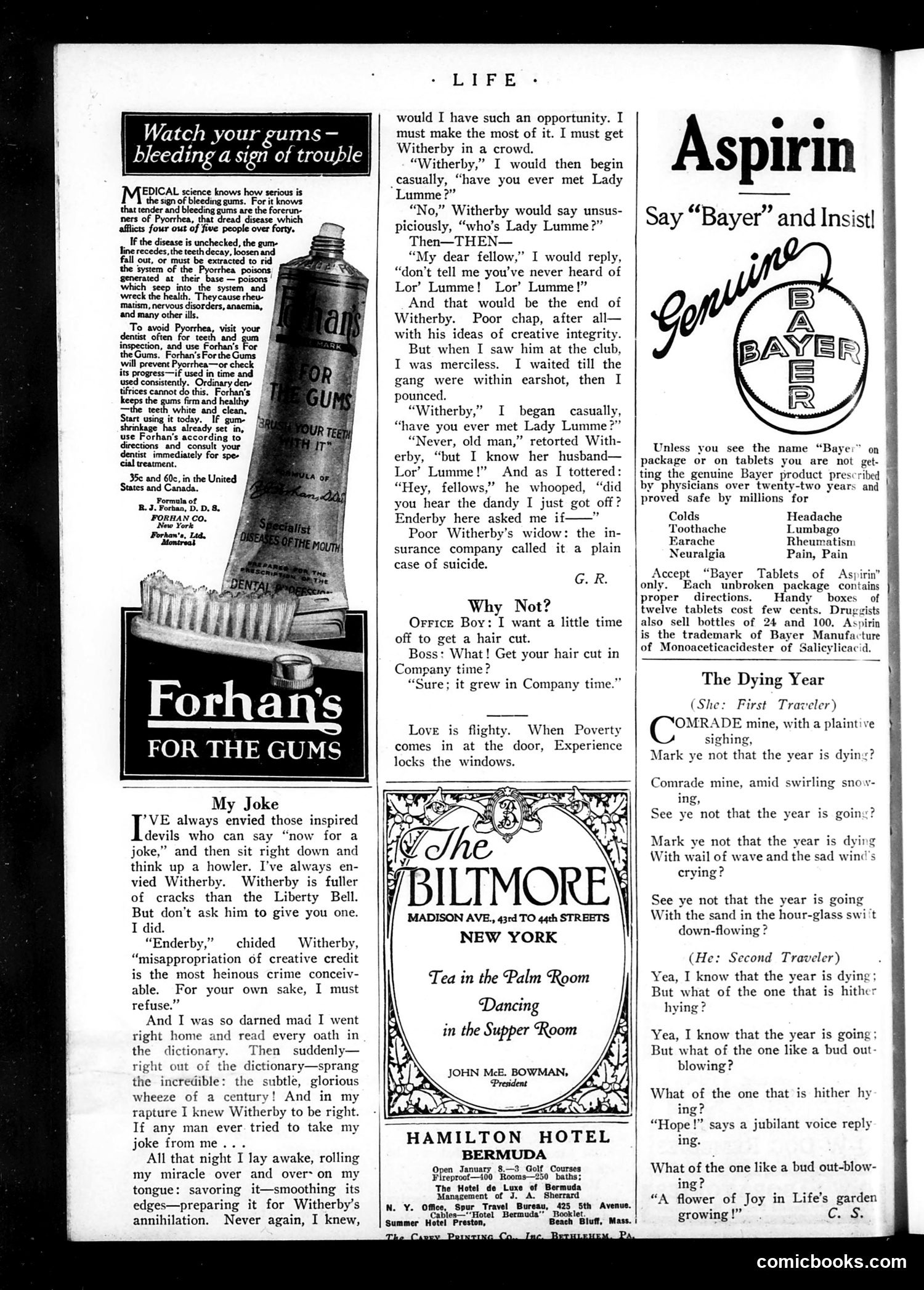 Life — January 4, 1923 — page 42 of 44