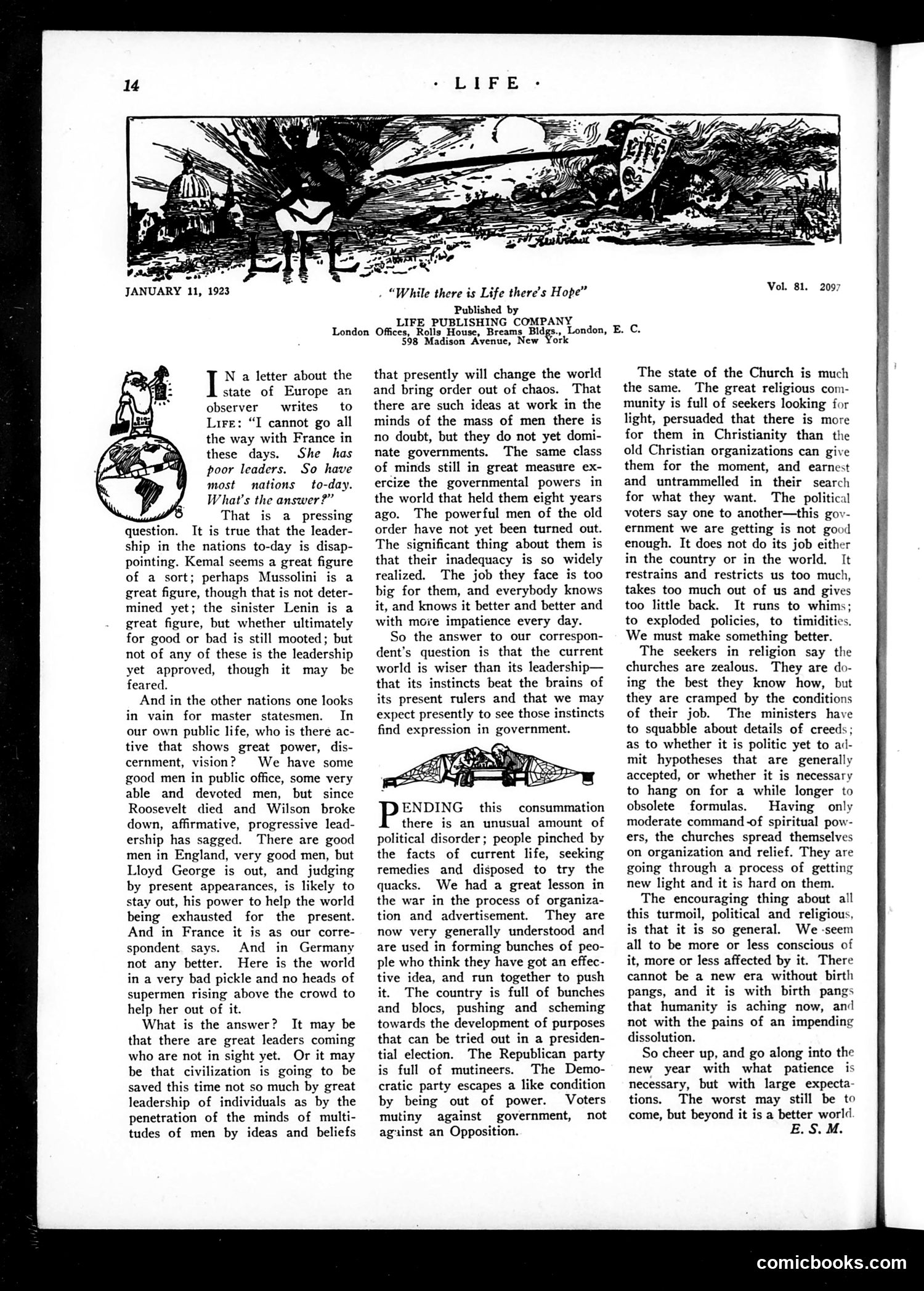 Life — January 11, 1923 — page 16 of 36