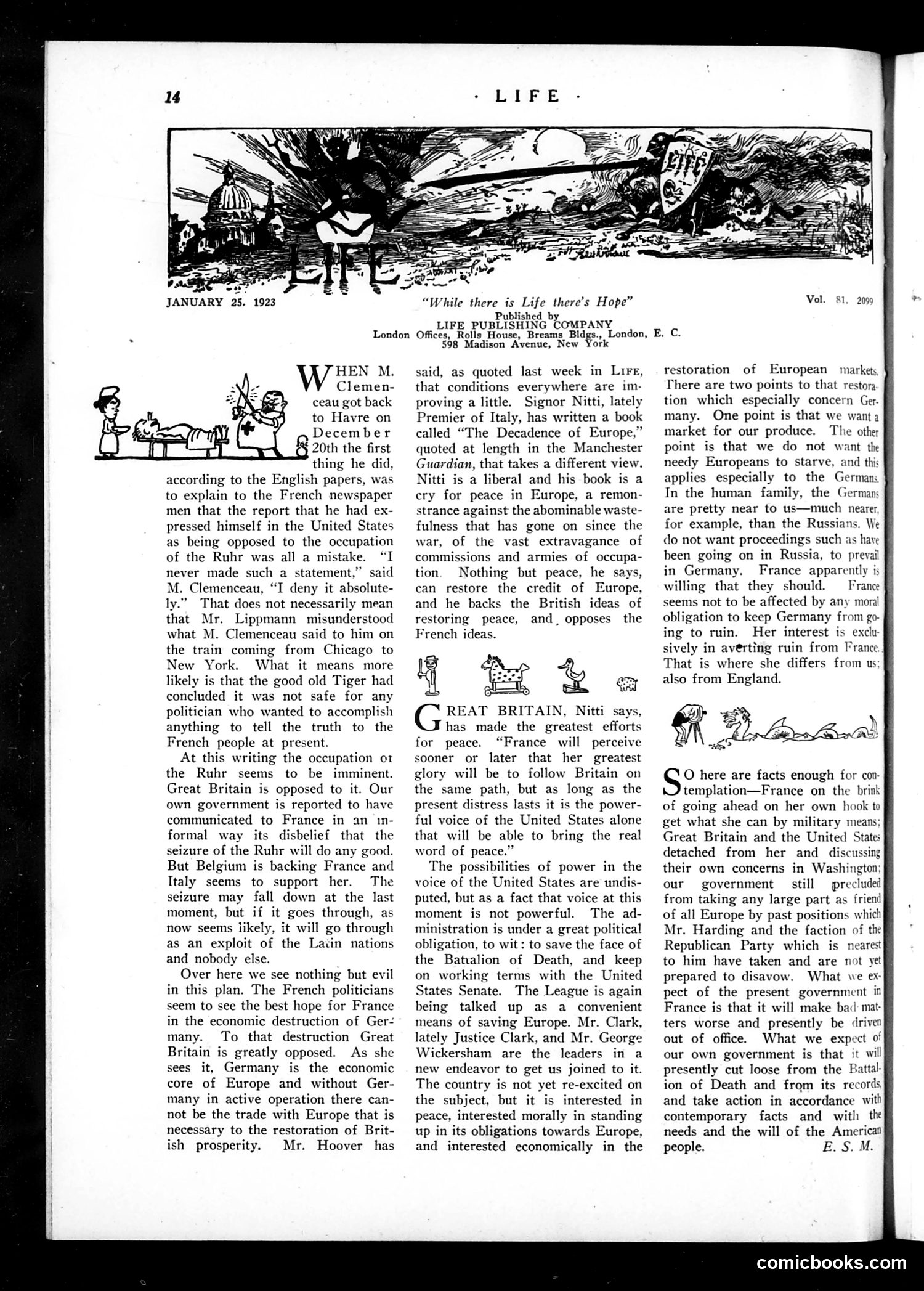 Life — January 25, 1923 — page 16 of 36