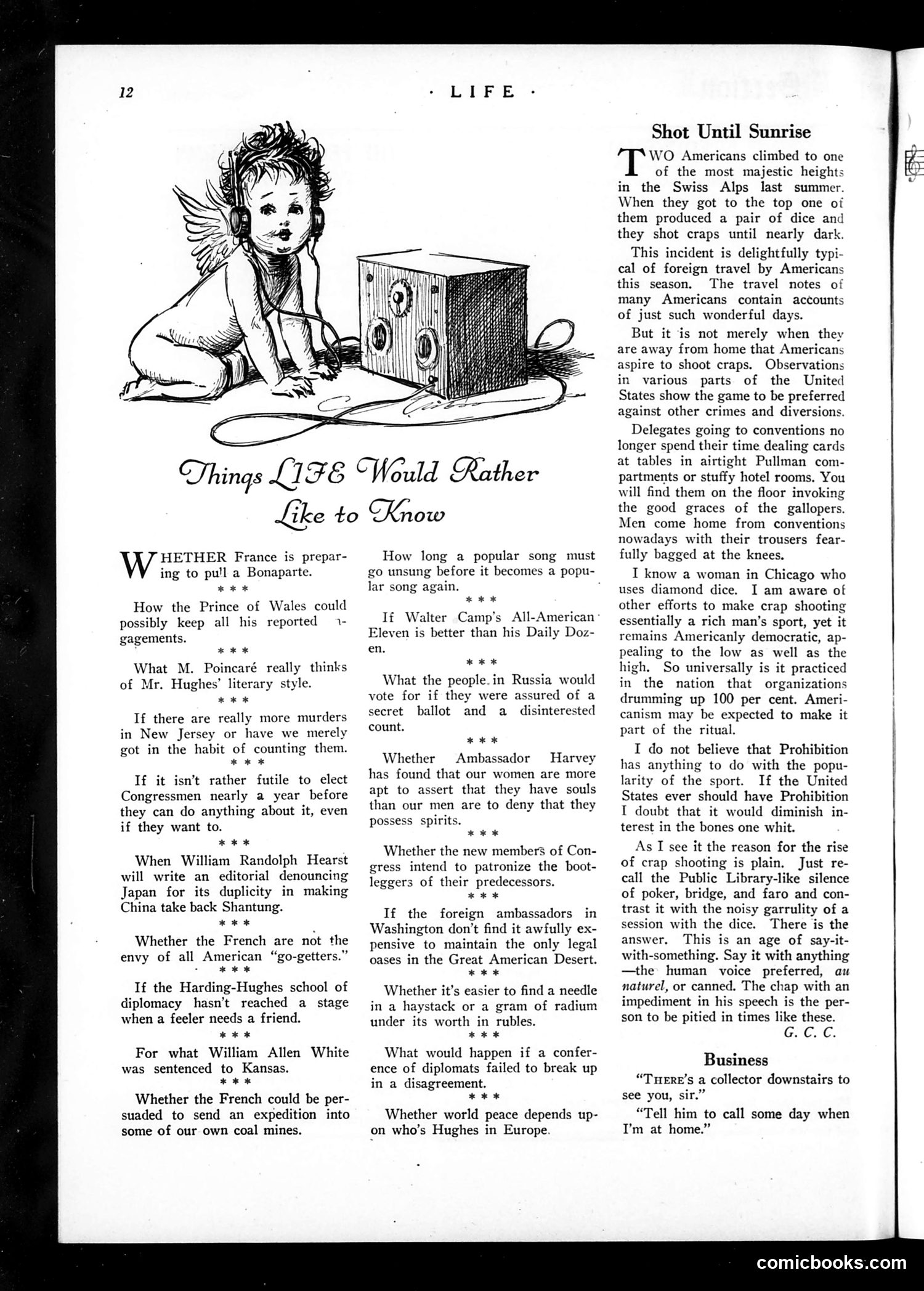 Life — February 1, 1923 — page 14 of 40
