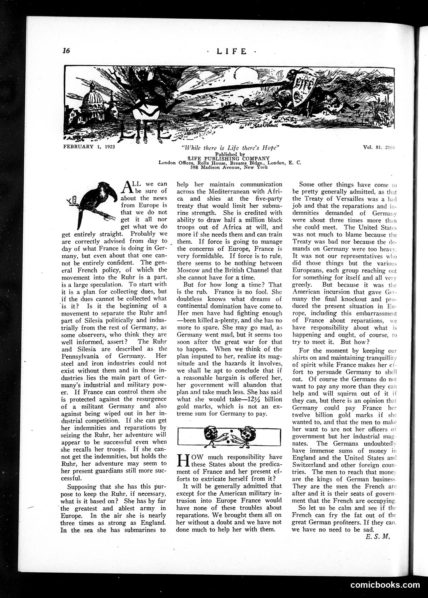 Life — February 1, 1923 — page 18 of 40