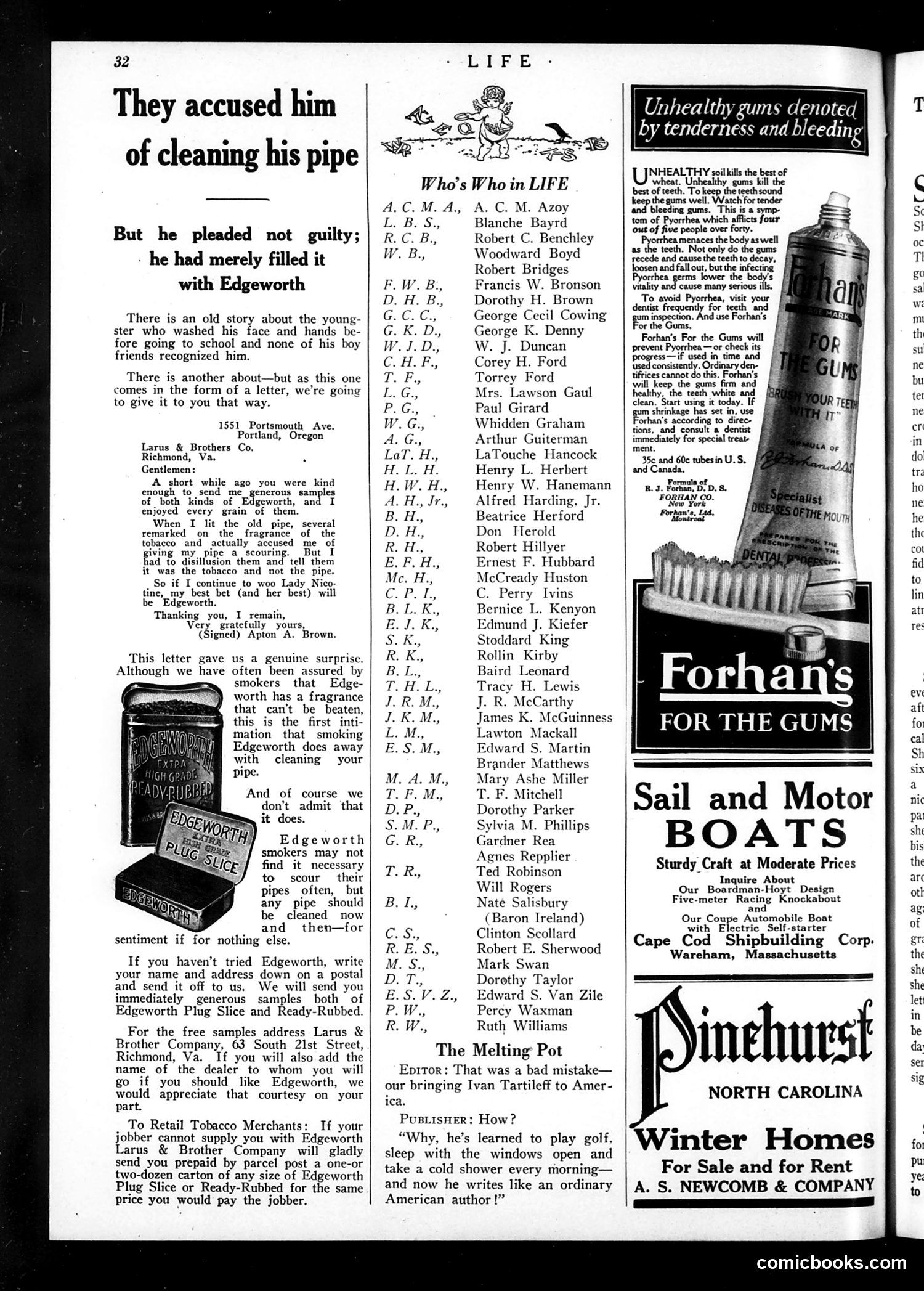 Life — February 1, 1923 — page 34 of 40
