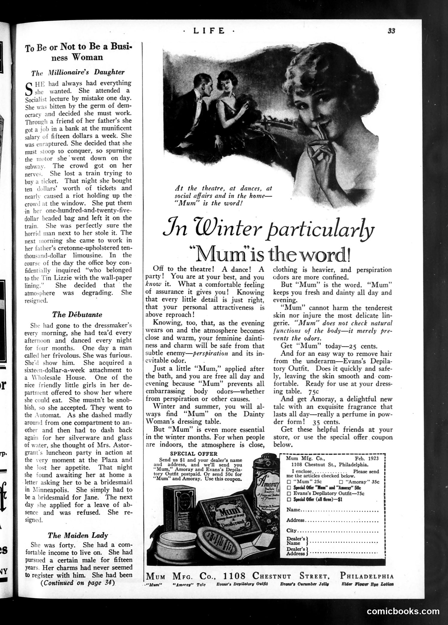 Life — February 1, 1923 — page 35 of 40