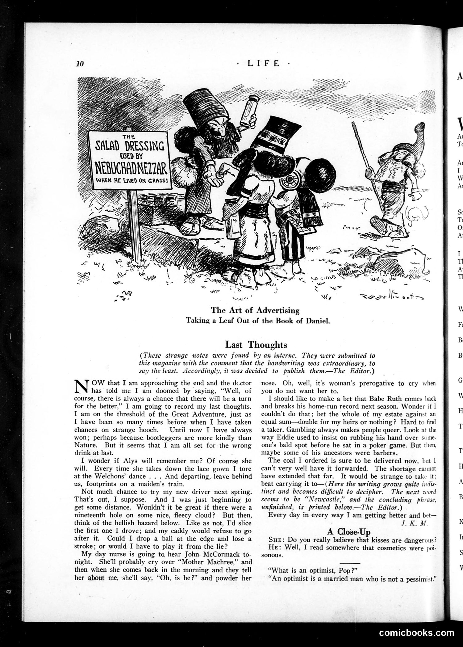 Life — February 8, 1923 — page 12 of 36