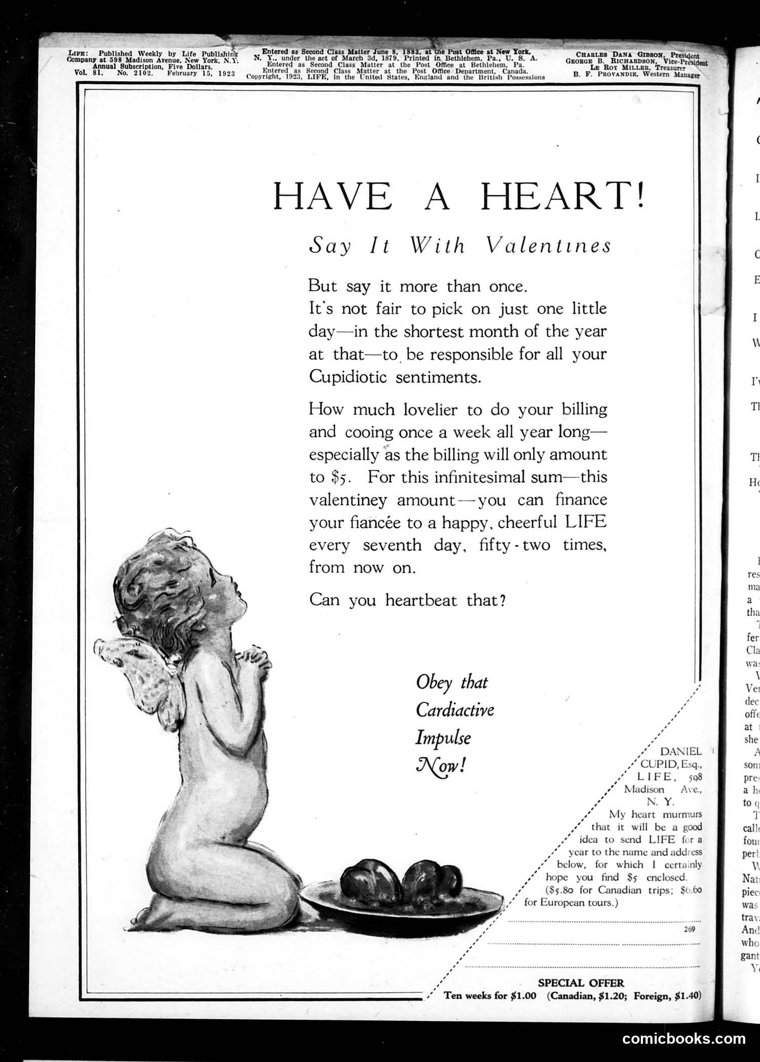 Life — February 15, 1923 — page 2 of 36