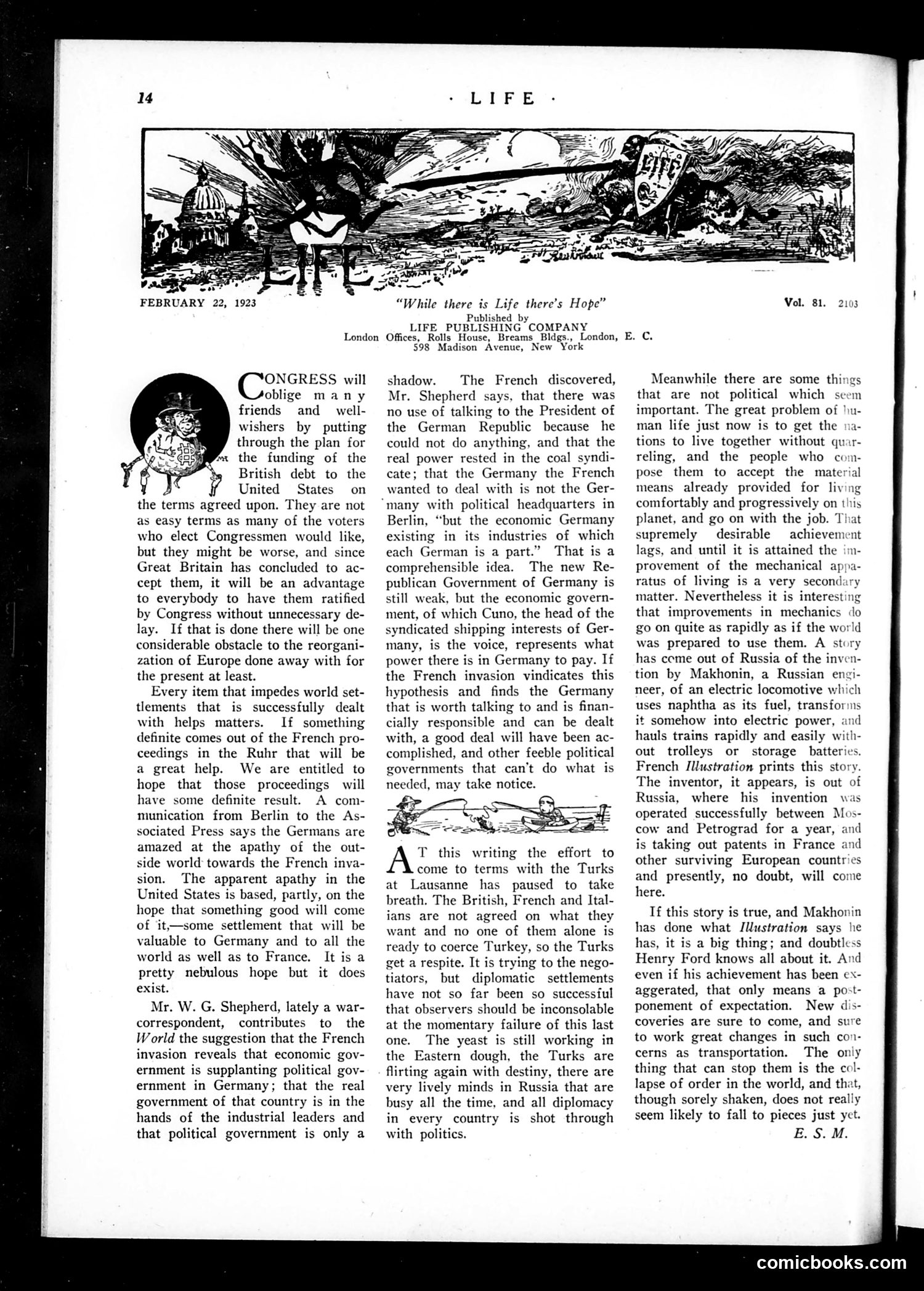 Life — February 22, 1923 — page 16 of 36