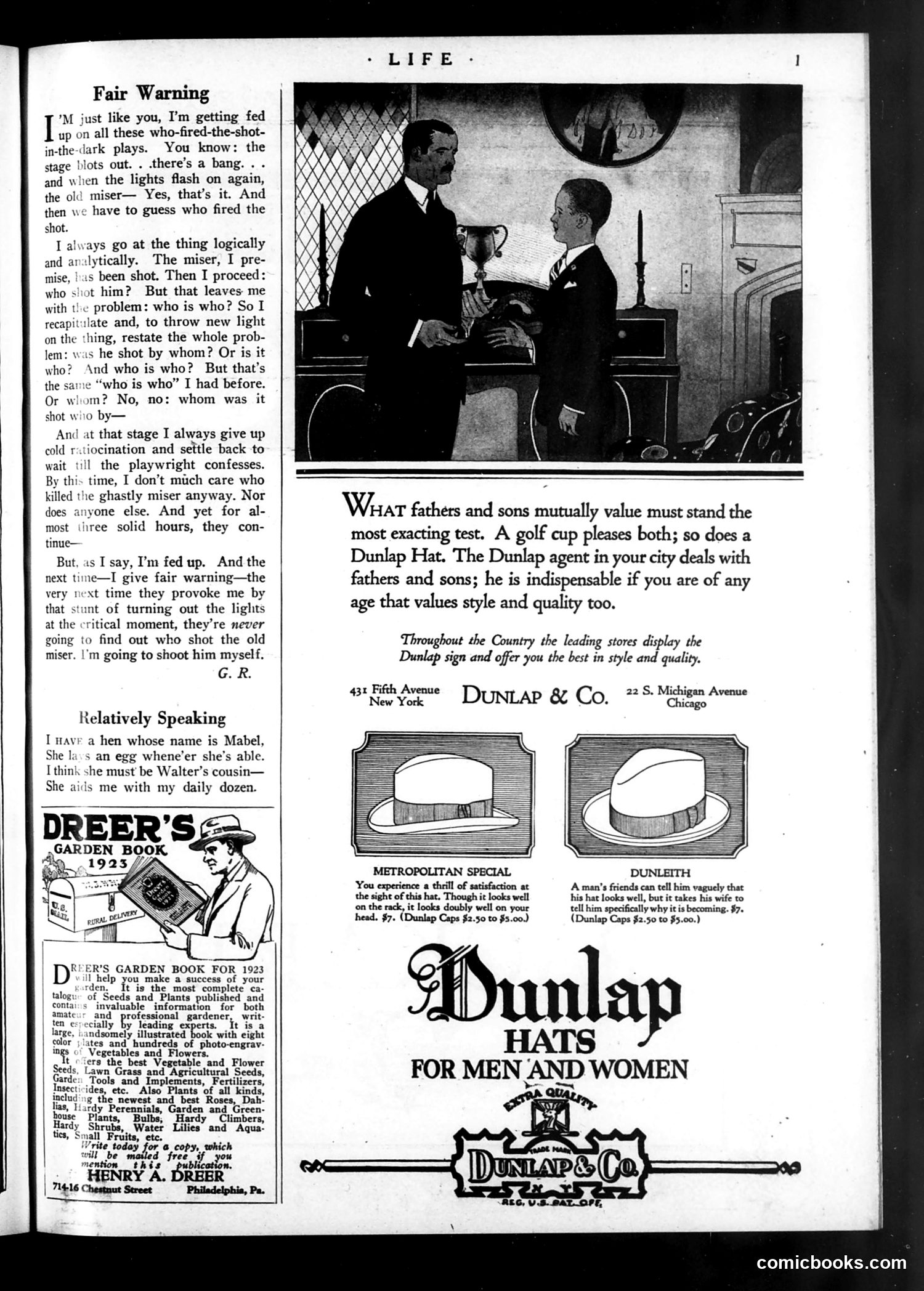 Life — March 15, 1923 — page 3 of 36