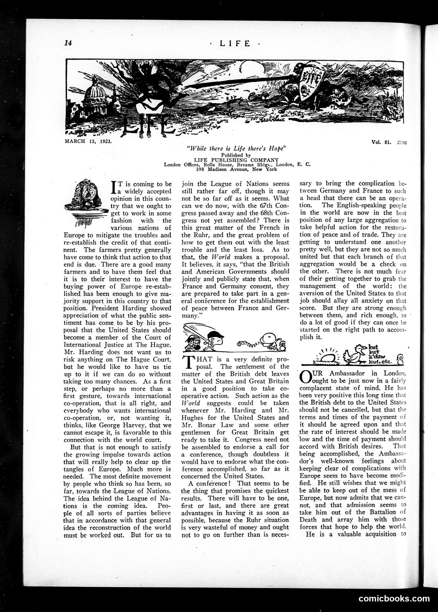 Life — March 15, 1923 — page 16 of 36