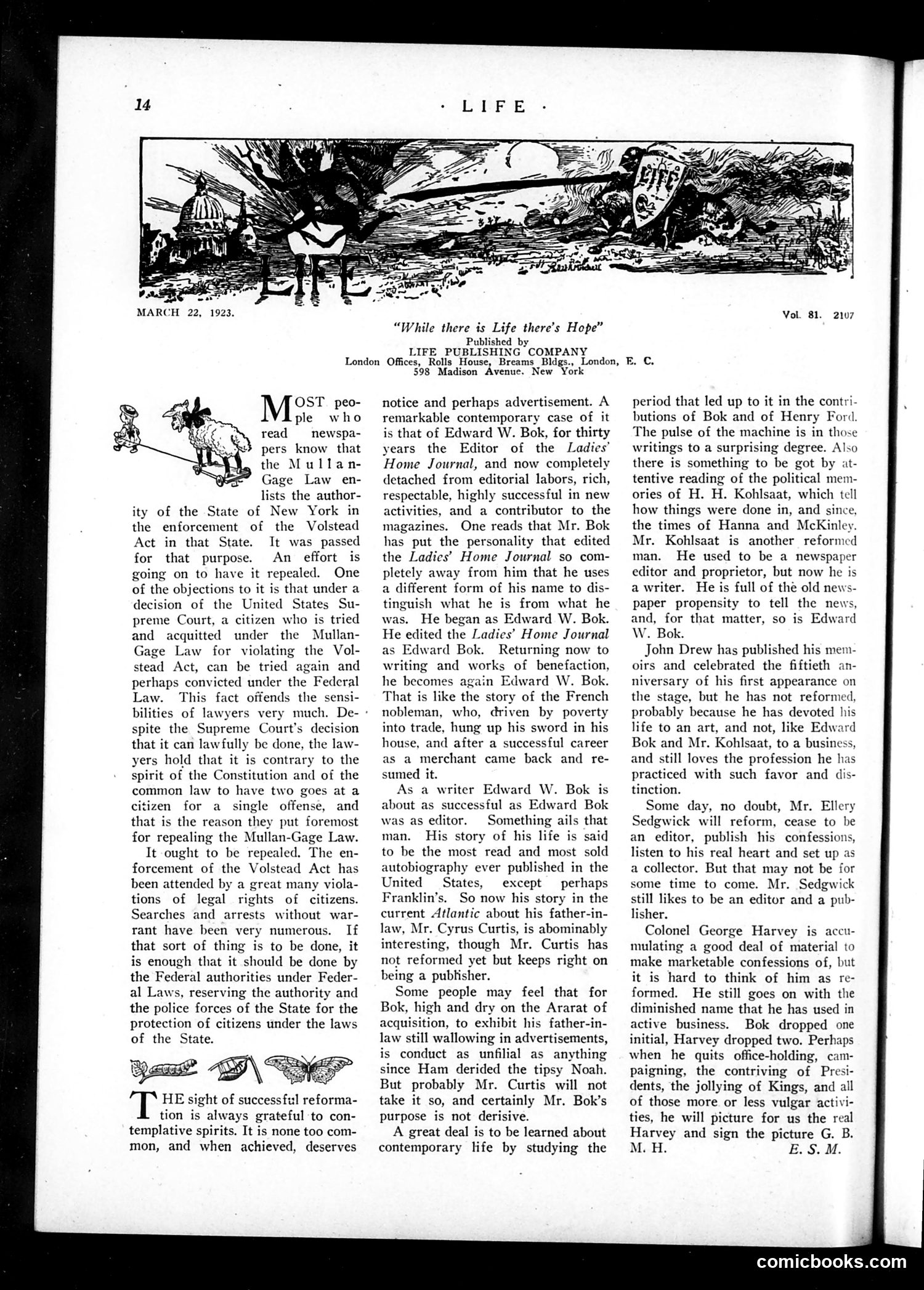 Life — March 22, 1923 — page 16 of 36