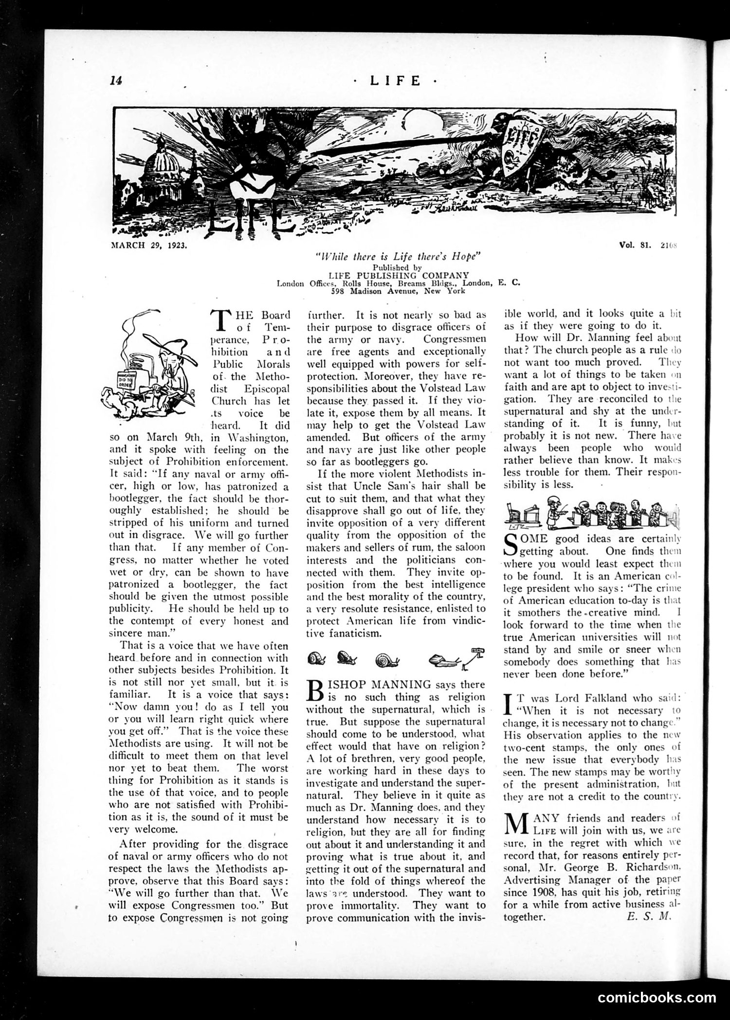Life — March 29, 1923 — page 16 of 40