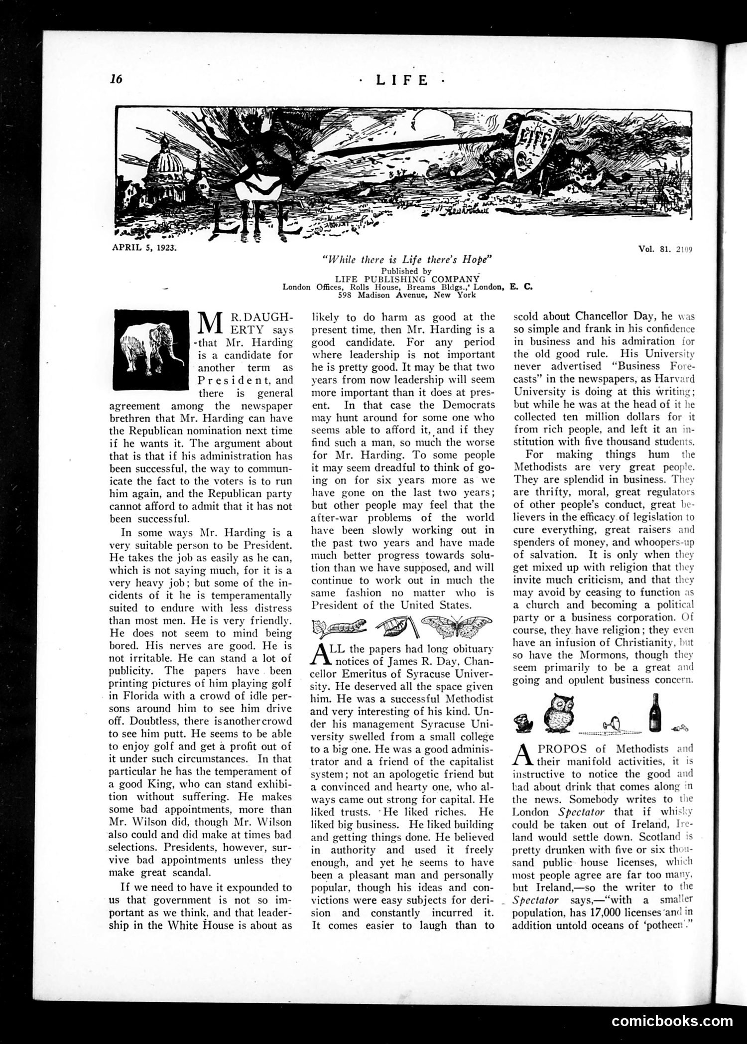 Life — April 5, 1923 — page 18 of 40
