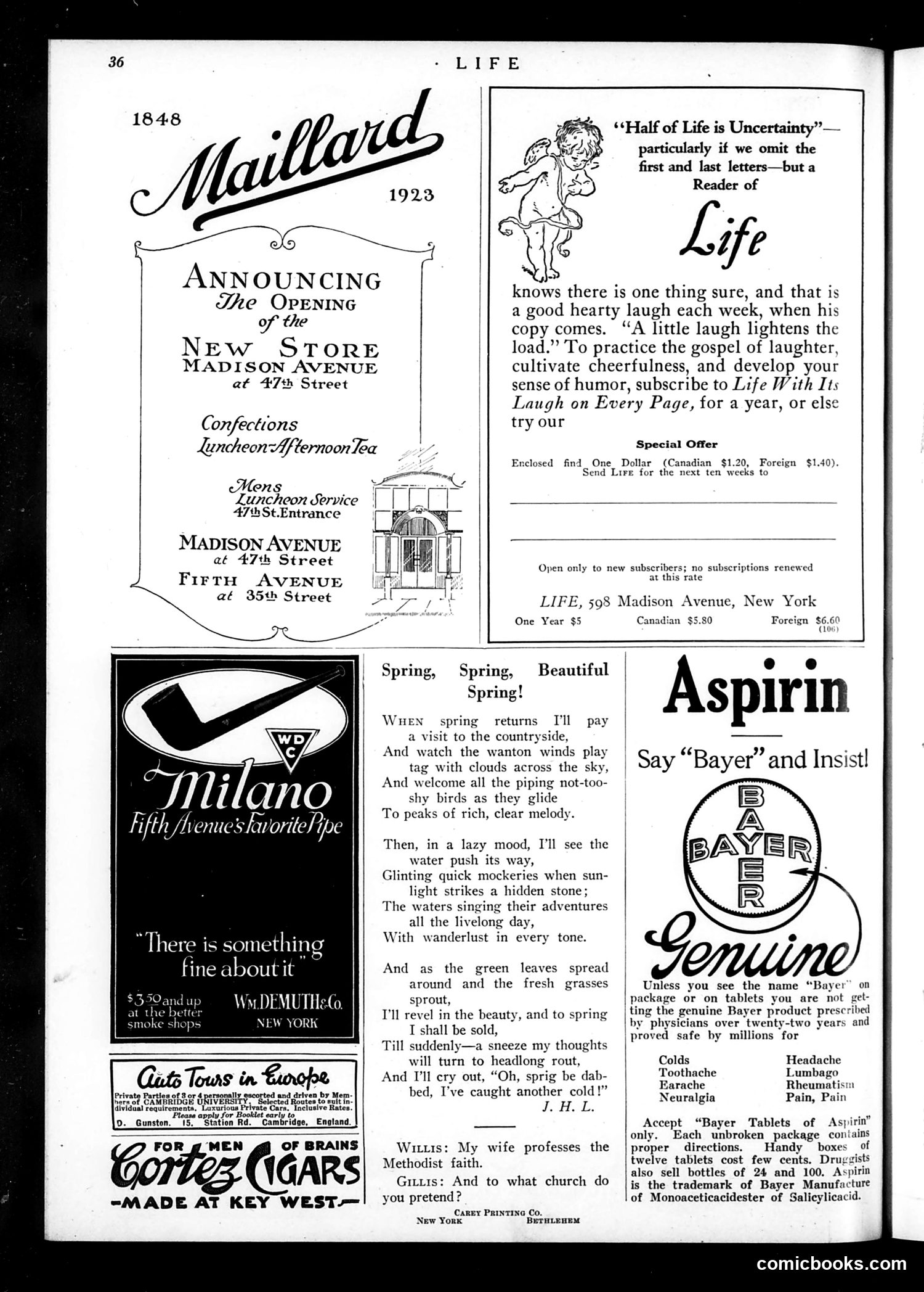 Life — April 5, 1923 — page 38 of 40