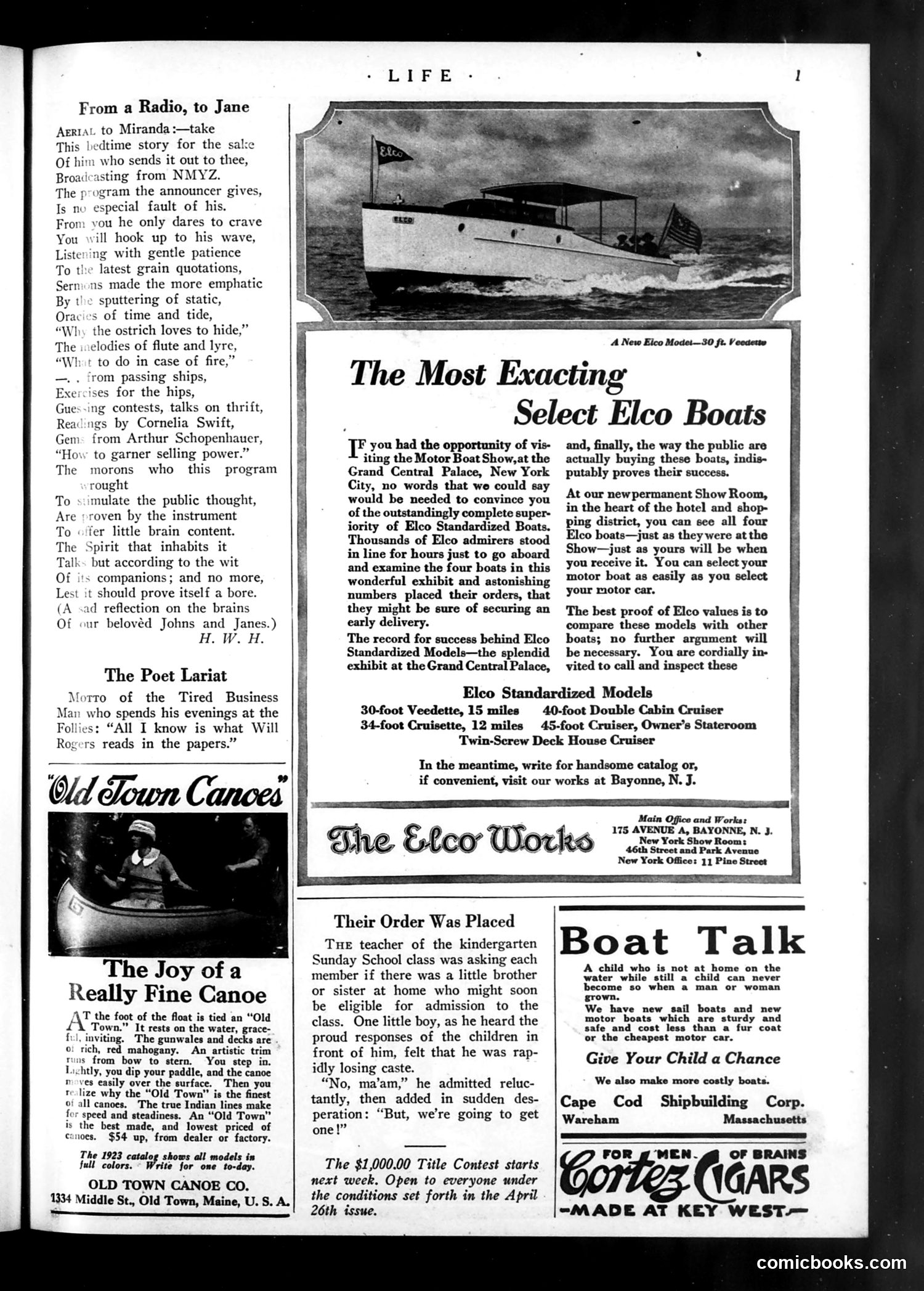 Life — April 19, 1923 — page 3 of 36