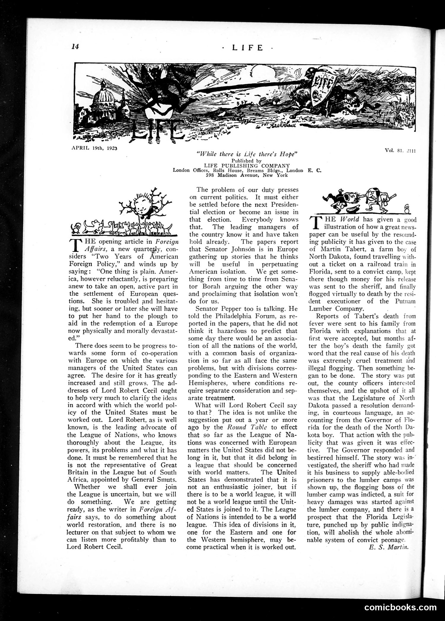 Life — April 19, 1923 — page 16 of 36