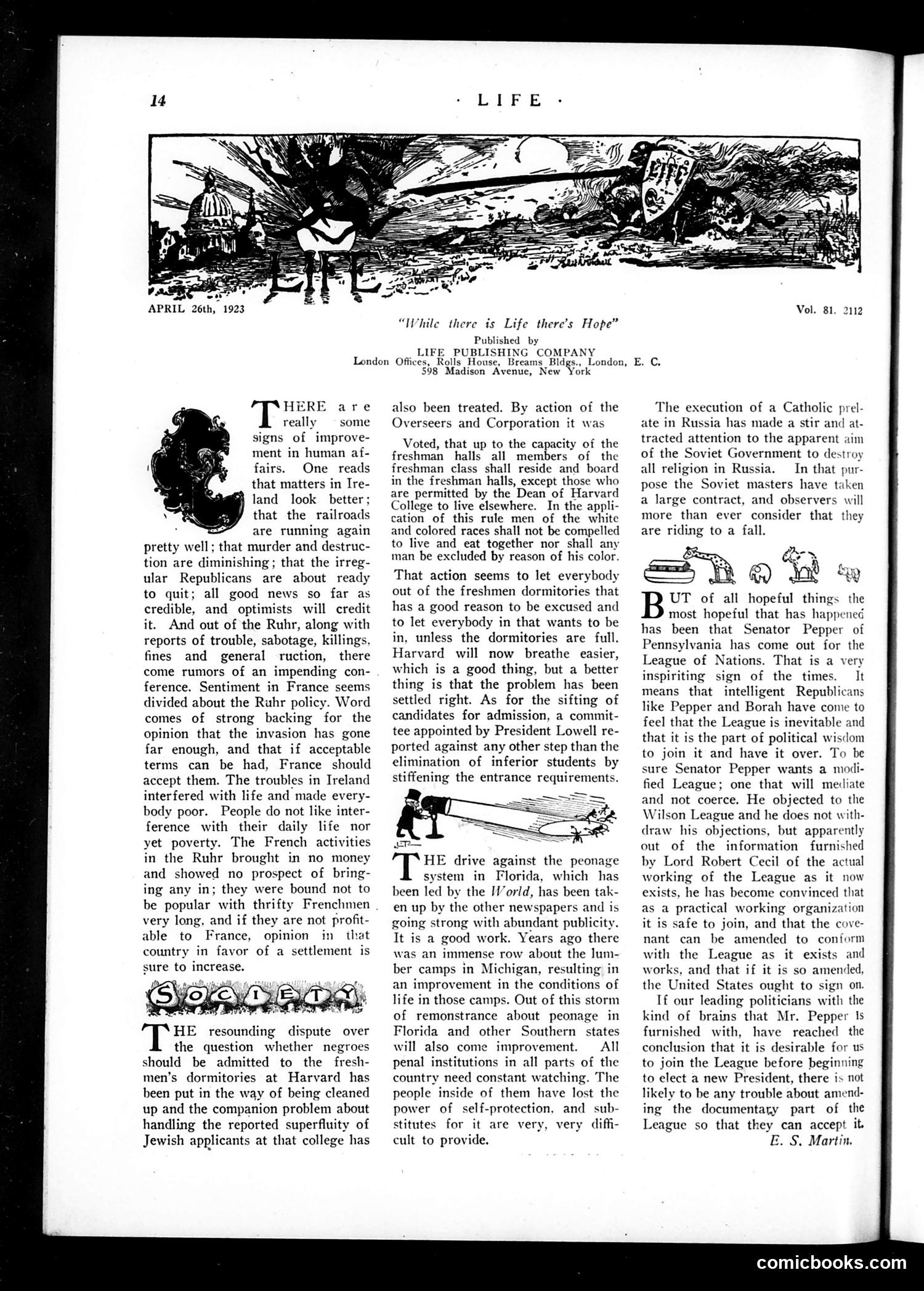 Life — April 26, 1923 — page 16 of 36