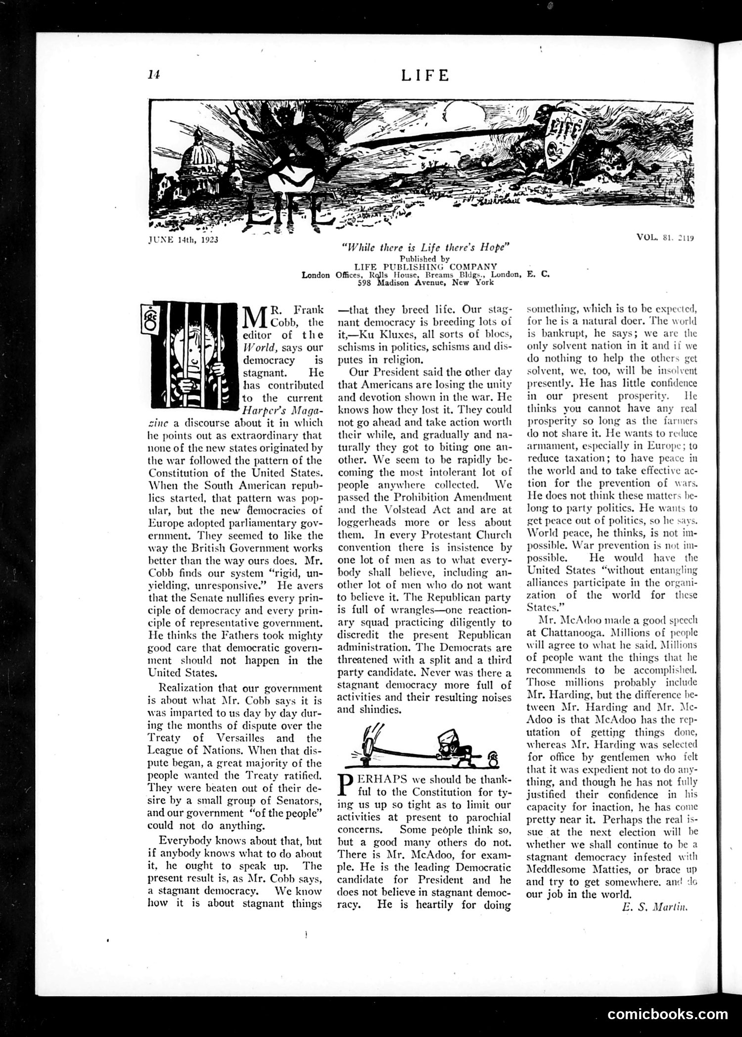 Life — June 14, 1923 — page 16 of 44