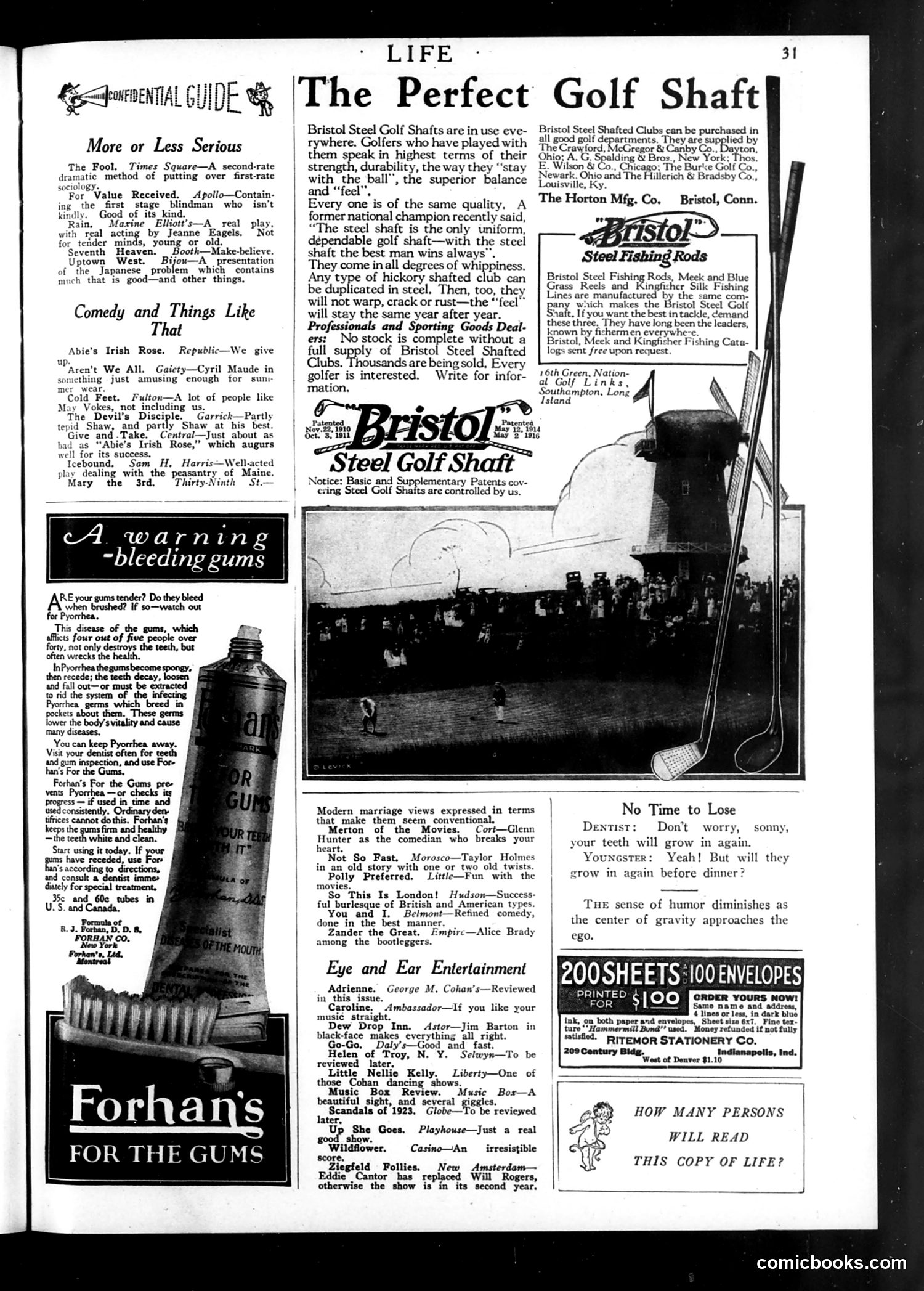 Life — June 21, 1923 — page 33 of 36