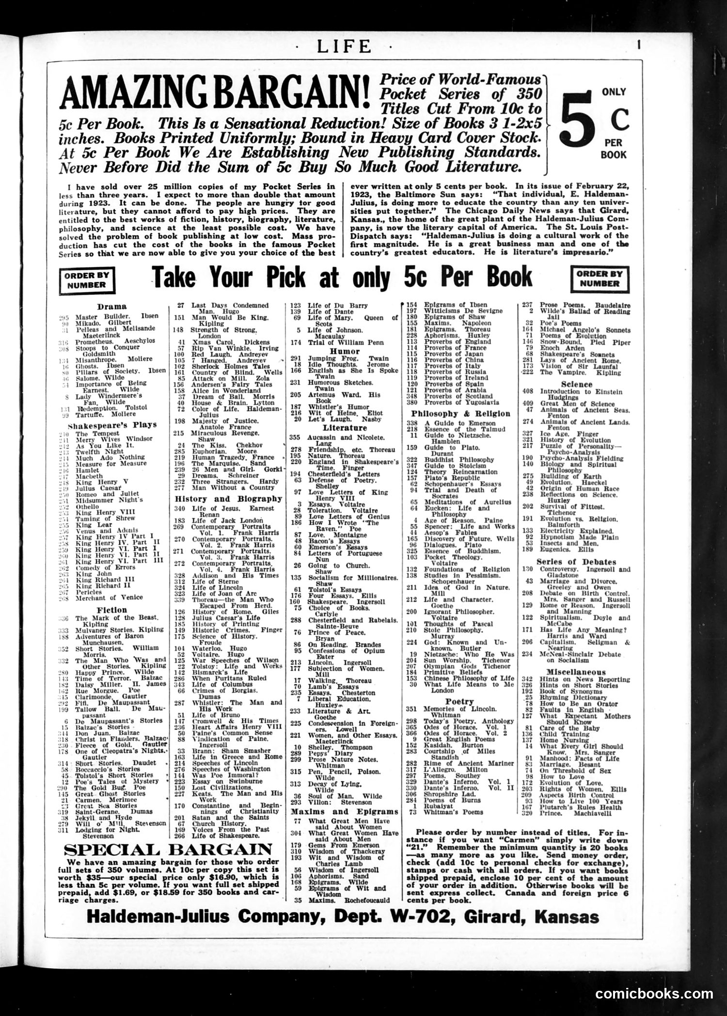 Life — June 28, 1923 — page 3 of 37