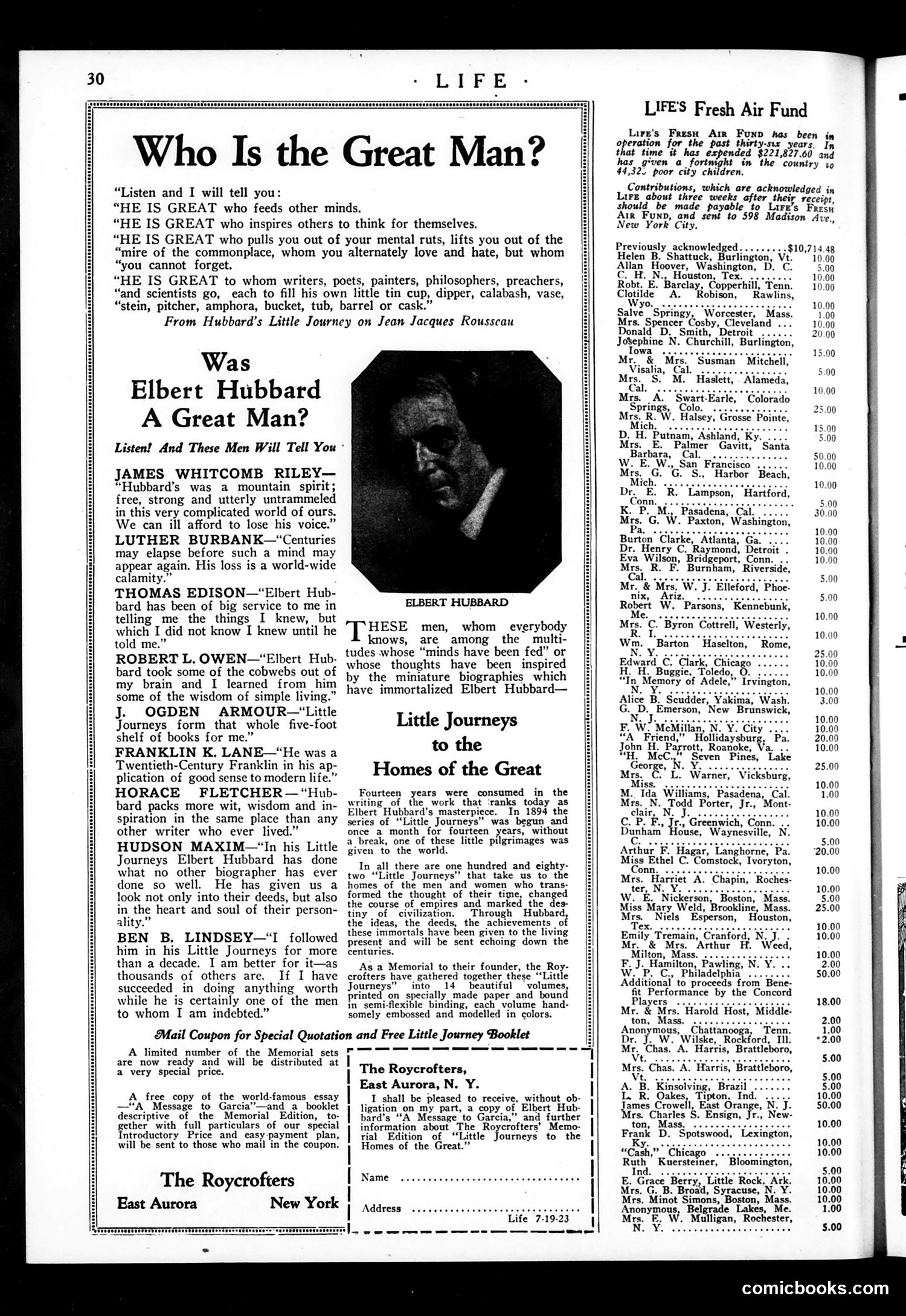 Life — July 19, 1923 — page 32 of 36