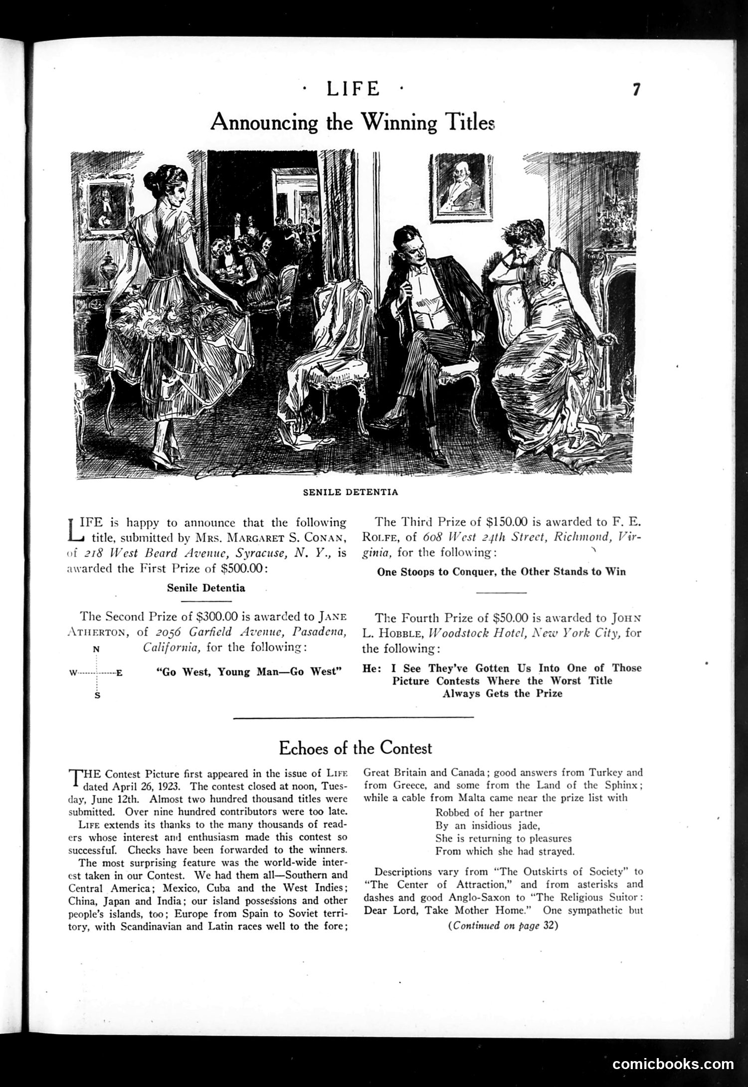 Life — August 30, 1923 — page 9 of 36