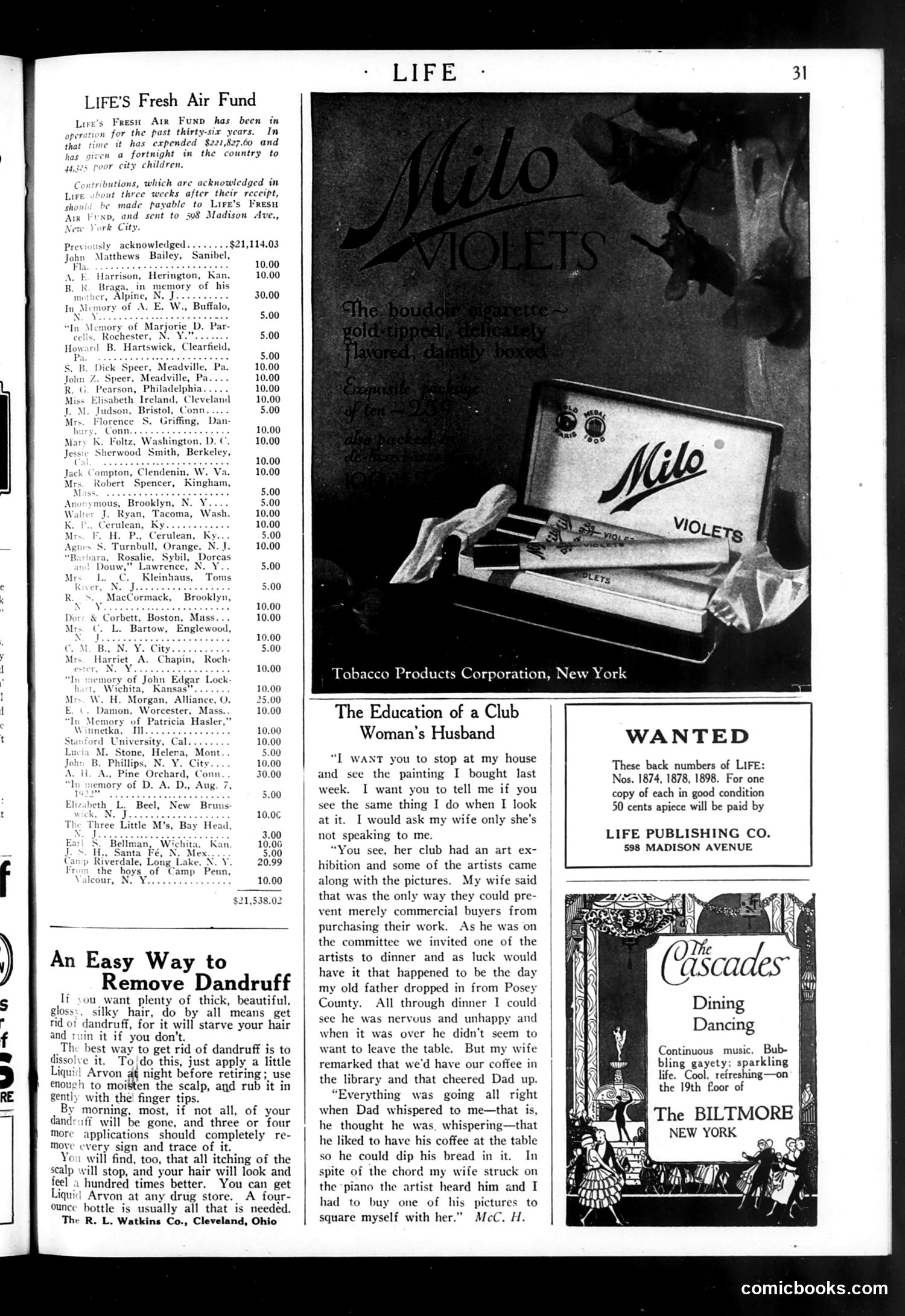 Life — August 30, 1923 — page 33 of 36
