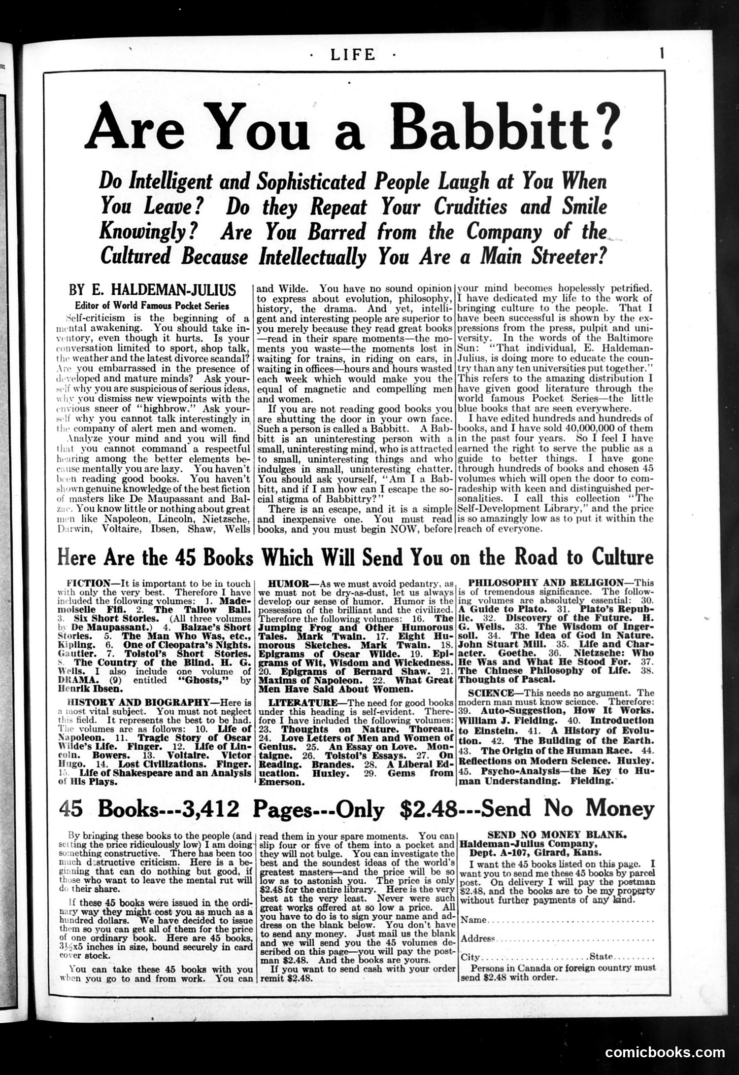 Life — September 27, 1923 — page 3 of 36